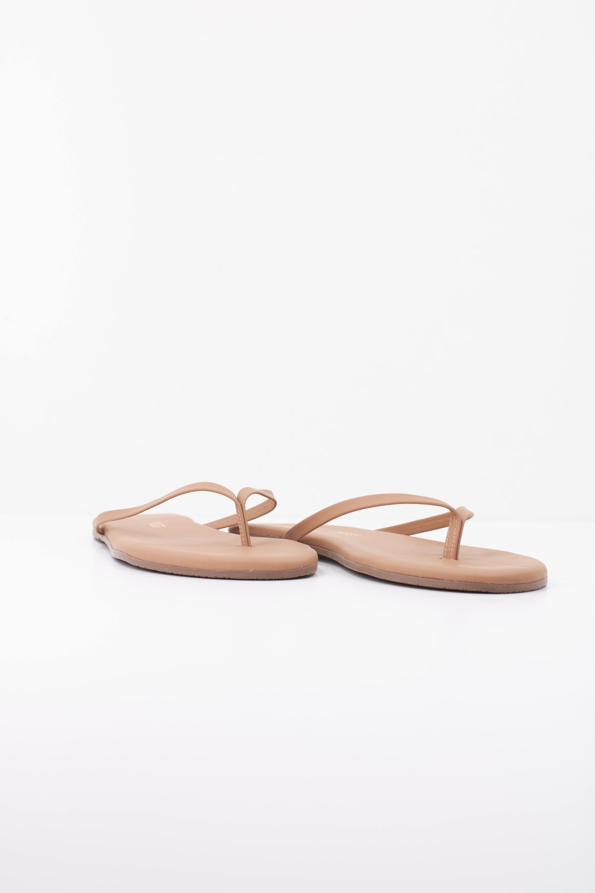 TKEES SANDALIA PLANA en color MARRON CLARO (2)