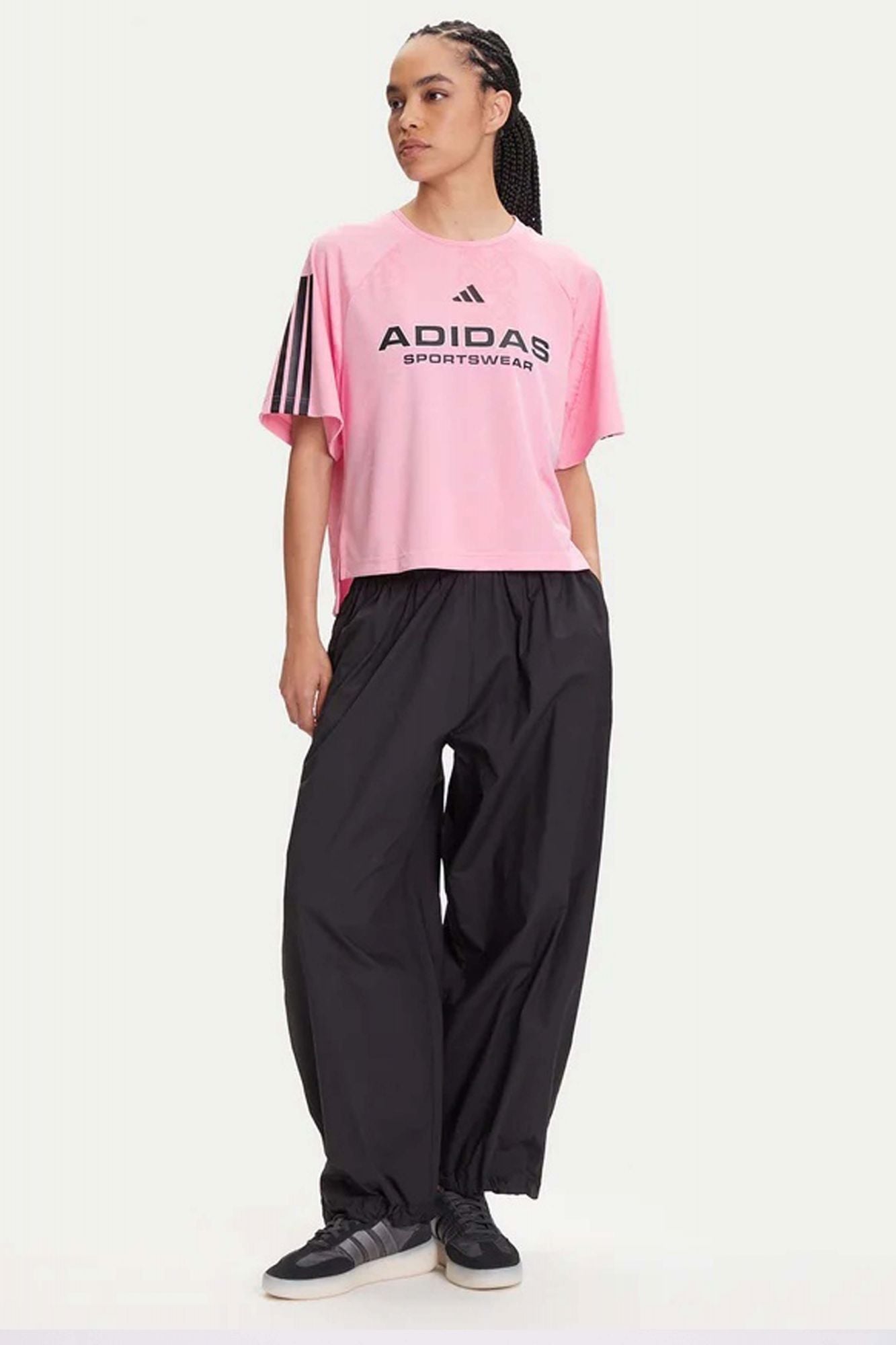 ADIDAS W TIRO Q3 TEE en color ROSA (4)