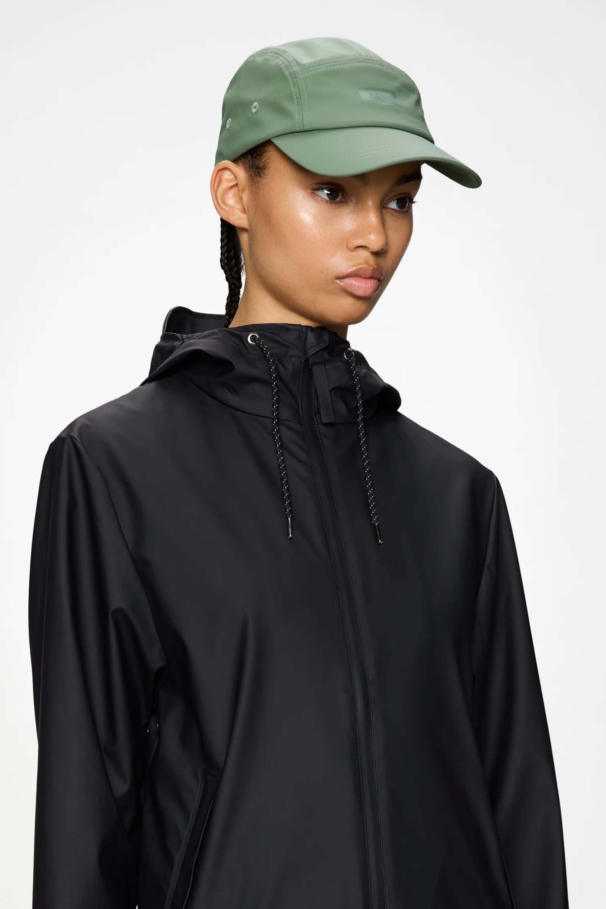 RAINS PANEL CAP W1 en color VERDE (1)