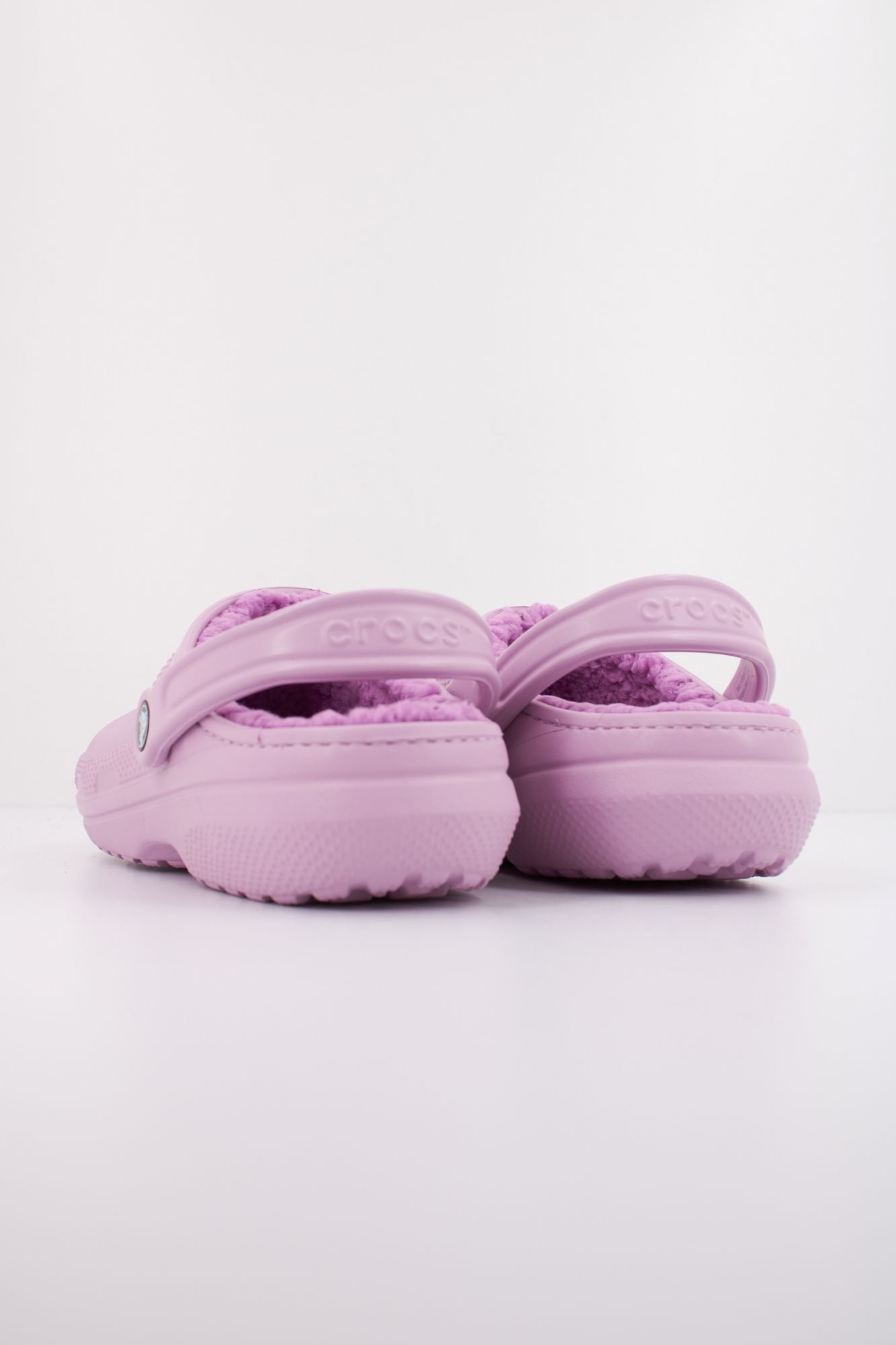 CROCS CLASSIC LINED CLOG en color ROSA (4)