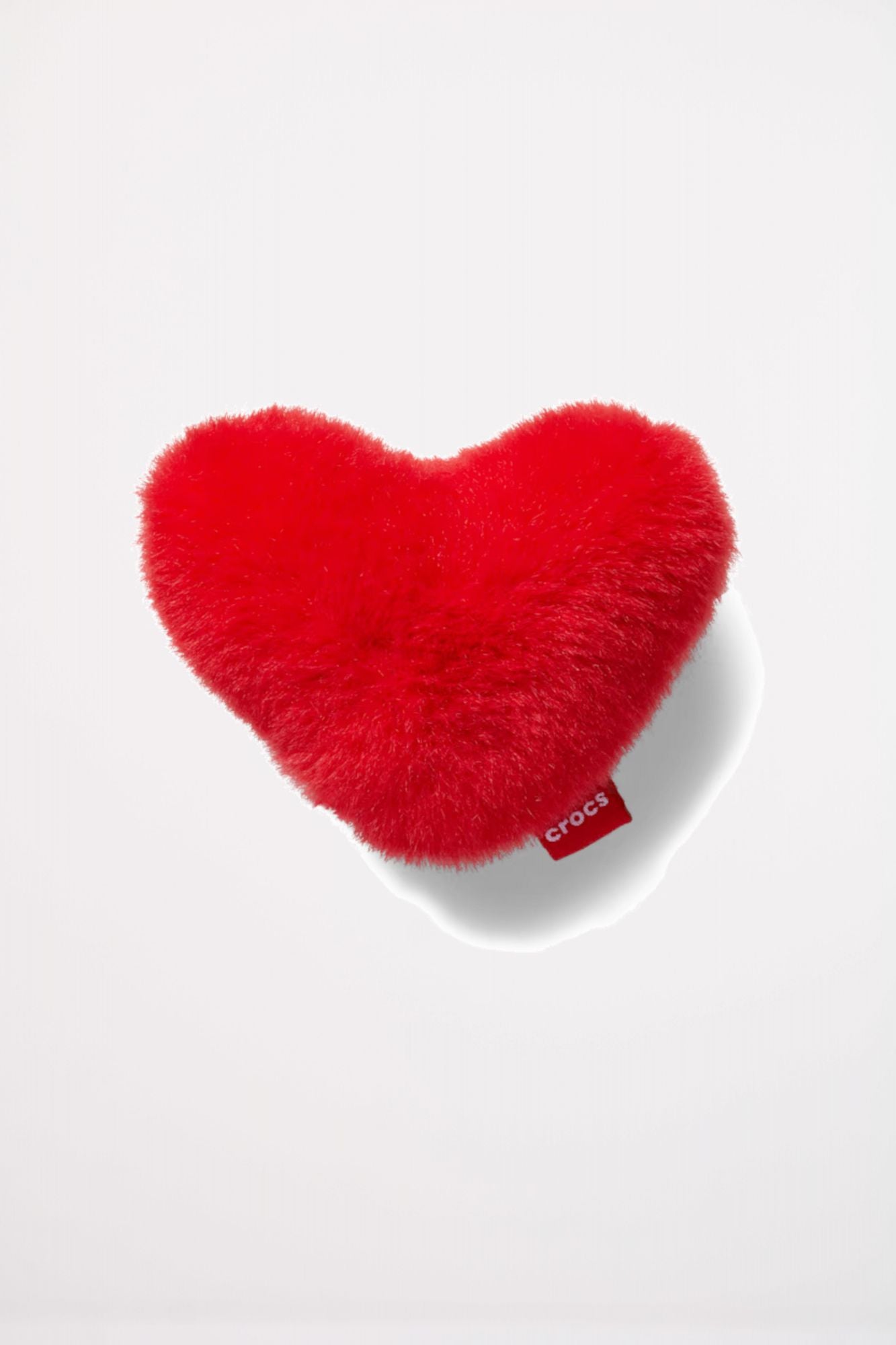 CROCS RED FUZZY HEART en color ROJO (1)