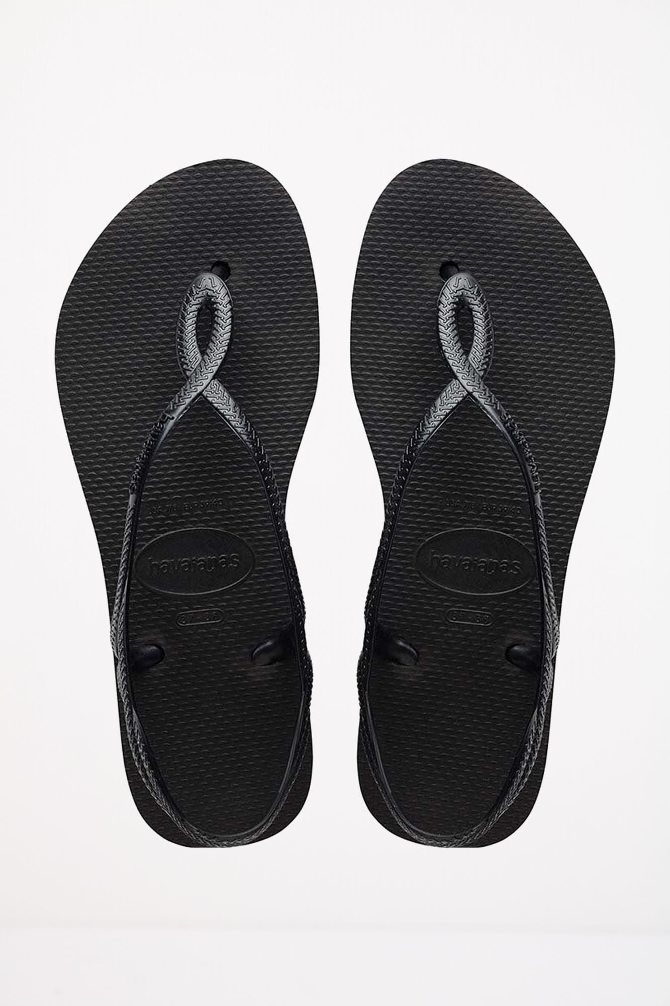 HAVAIANAS LUNA FLATFORM en color NEGRO (1)