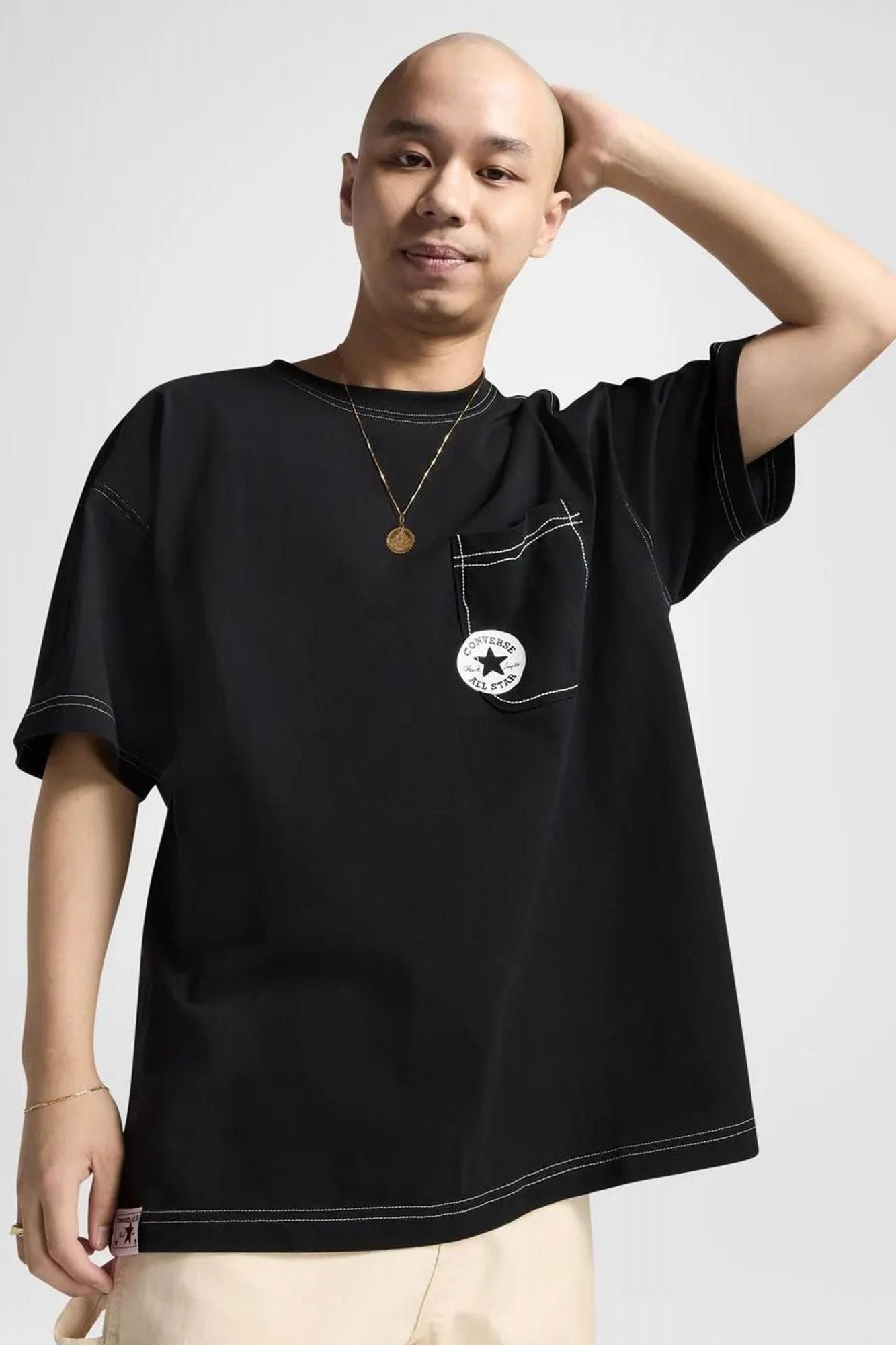 CONVERSE SKETCH T-SHIRT en color NEGRO (1)