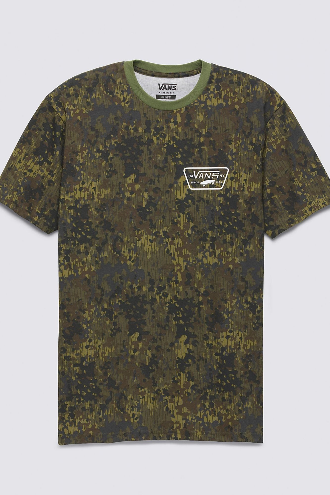 VANS FULL PATCH BACK SS TEE en color VERDE (2)
