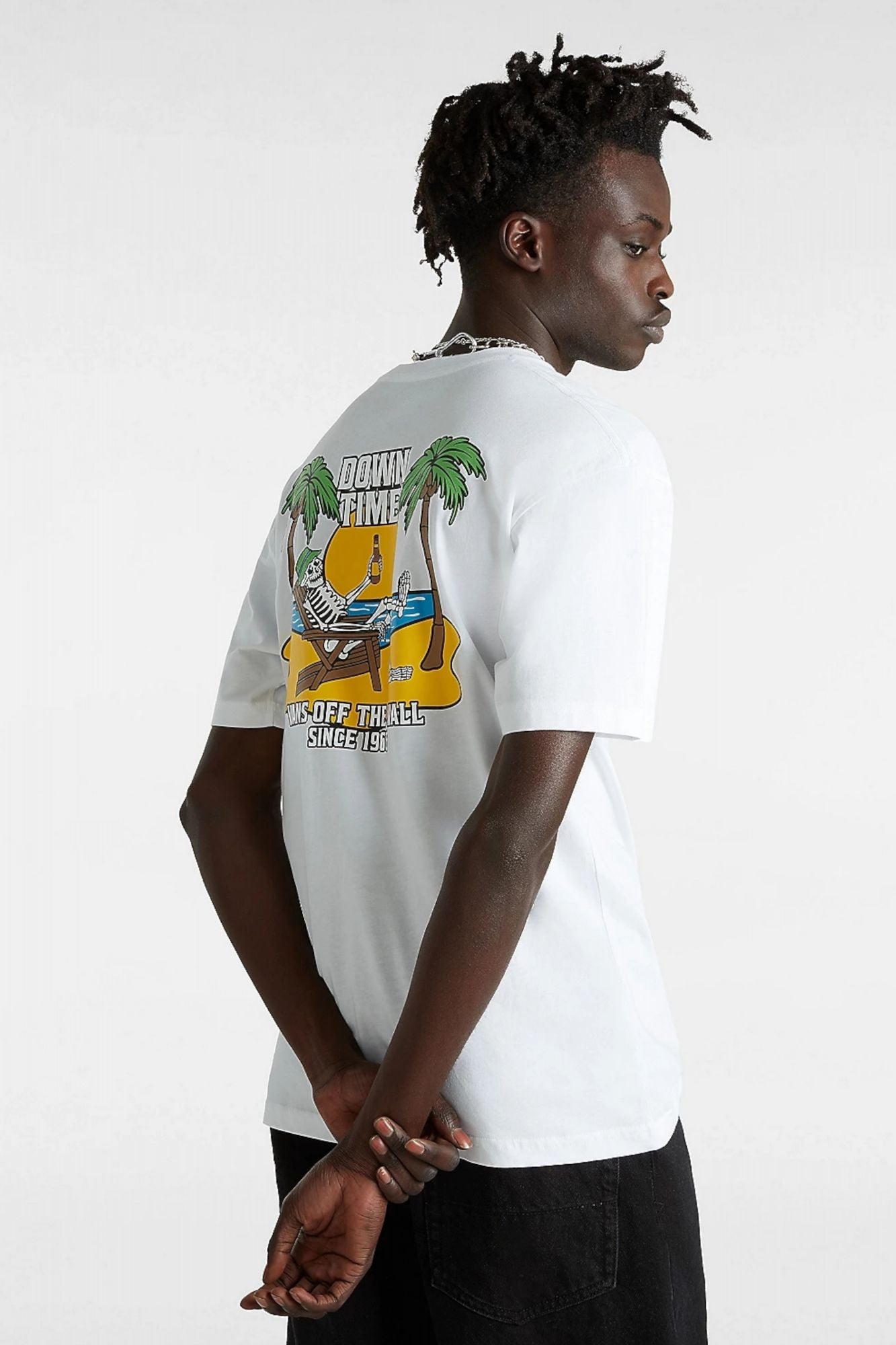VANS VANS DOWN TIME SS en color BLANCO (3)
