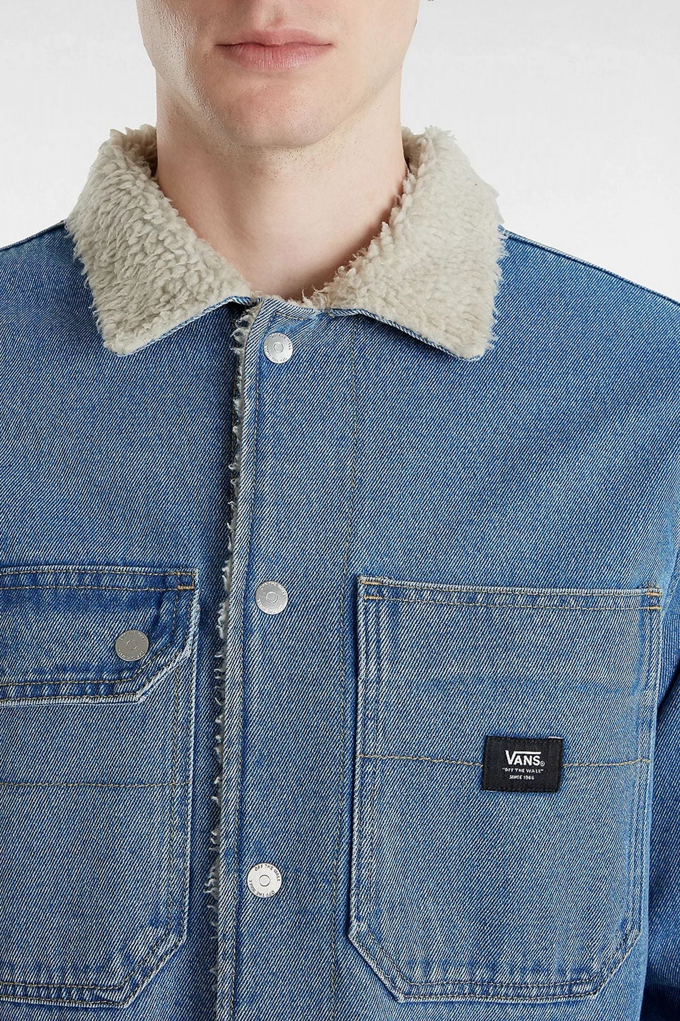 VANS DRILL CHORE DENIM SHER en color AZUL (5)