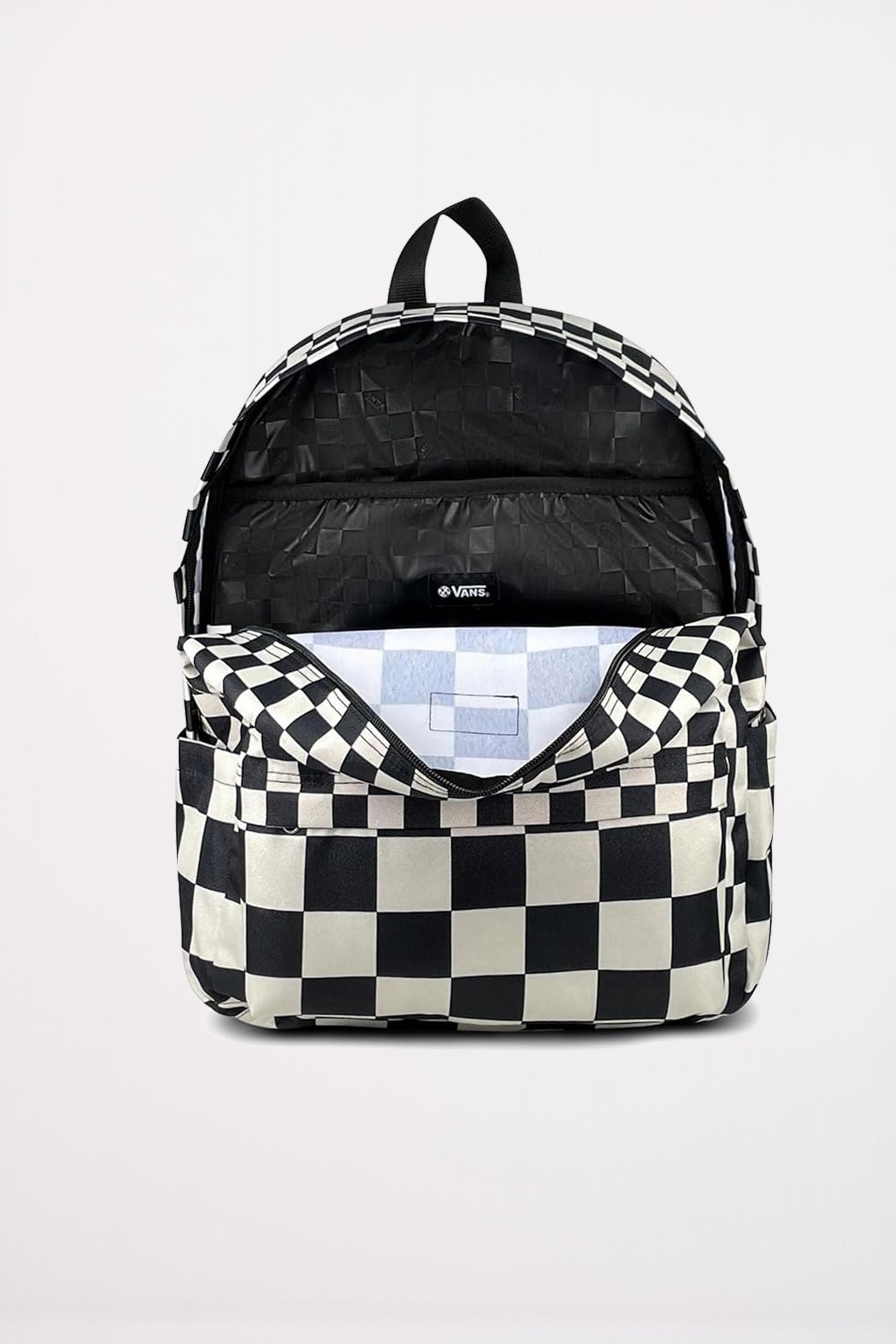VANS OLD SKOOL CHECK BACKPA en color NEGRO (3)