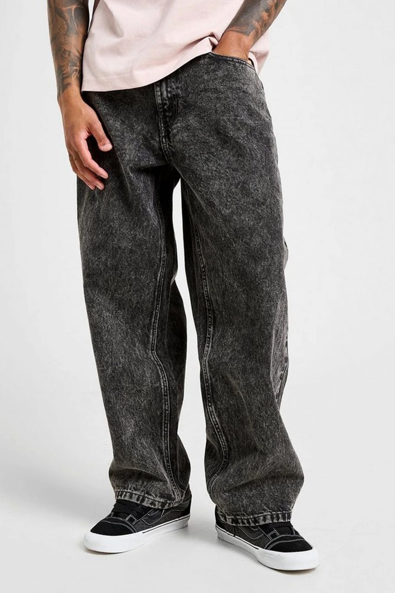 VANS CHECK-5 BAGGY DENIM PA en color NEGRO (1)
