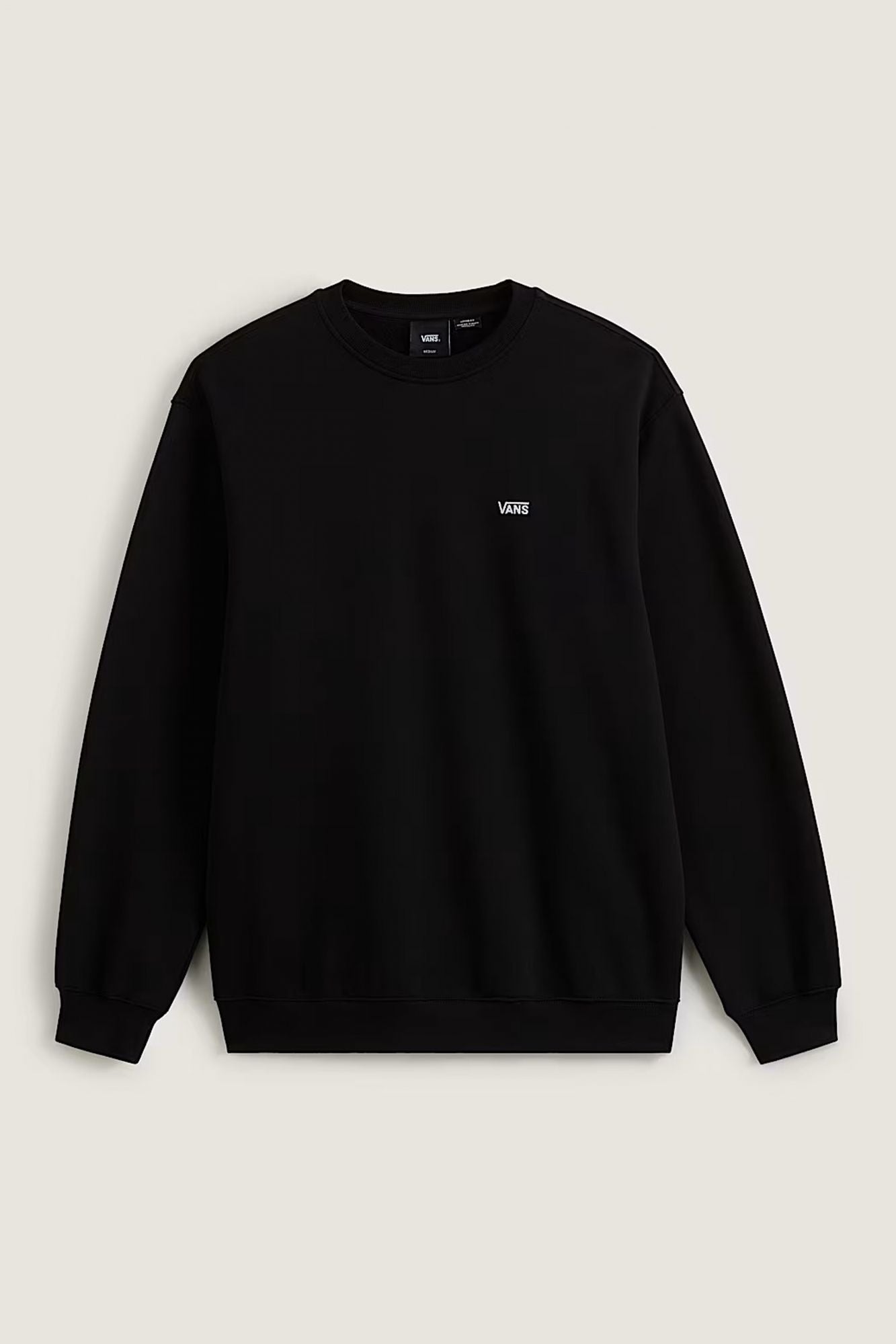 VANS LEFT CHEST CREW en color NEGRO (2)