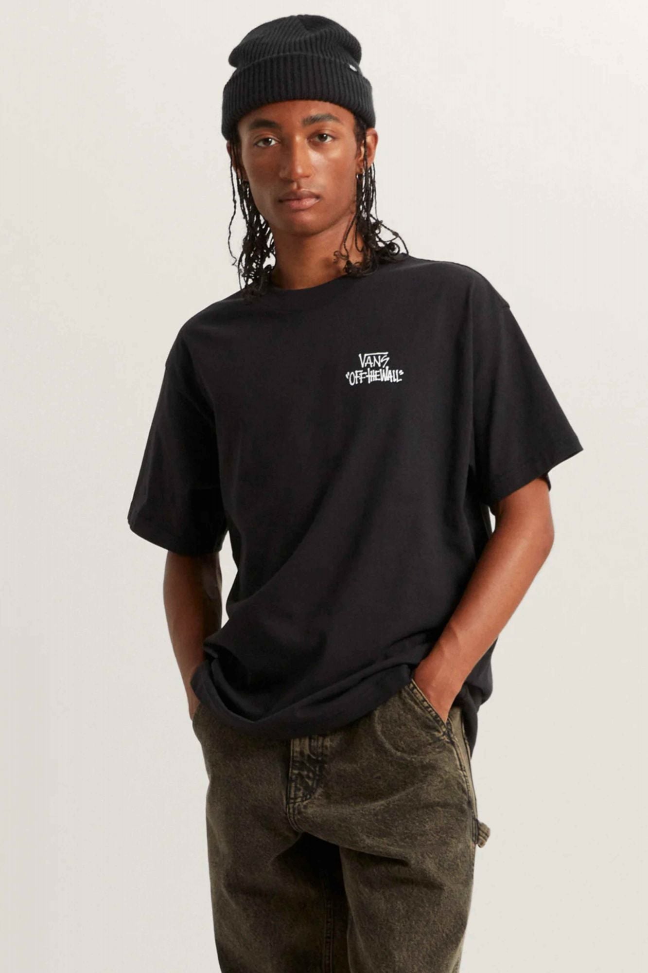 VANS CLASSIC T-SHIRT en color NEGRO (1)