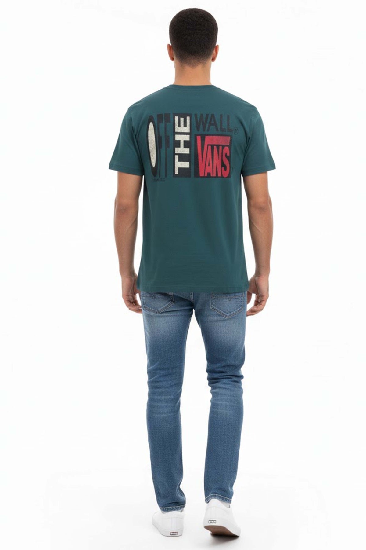 VANS T-SHIRT en color VERDE (2)