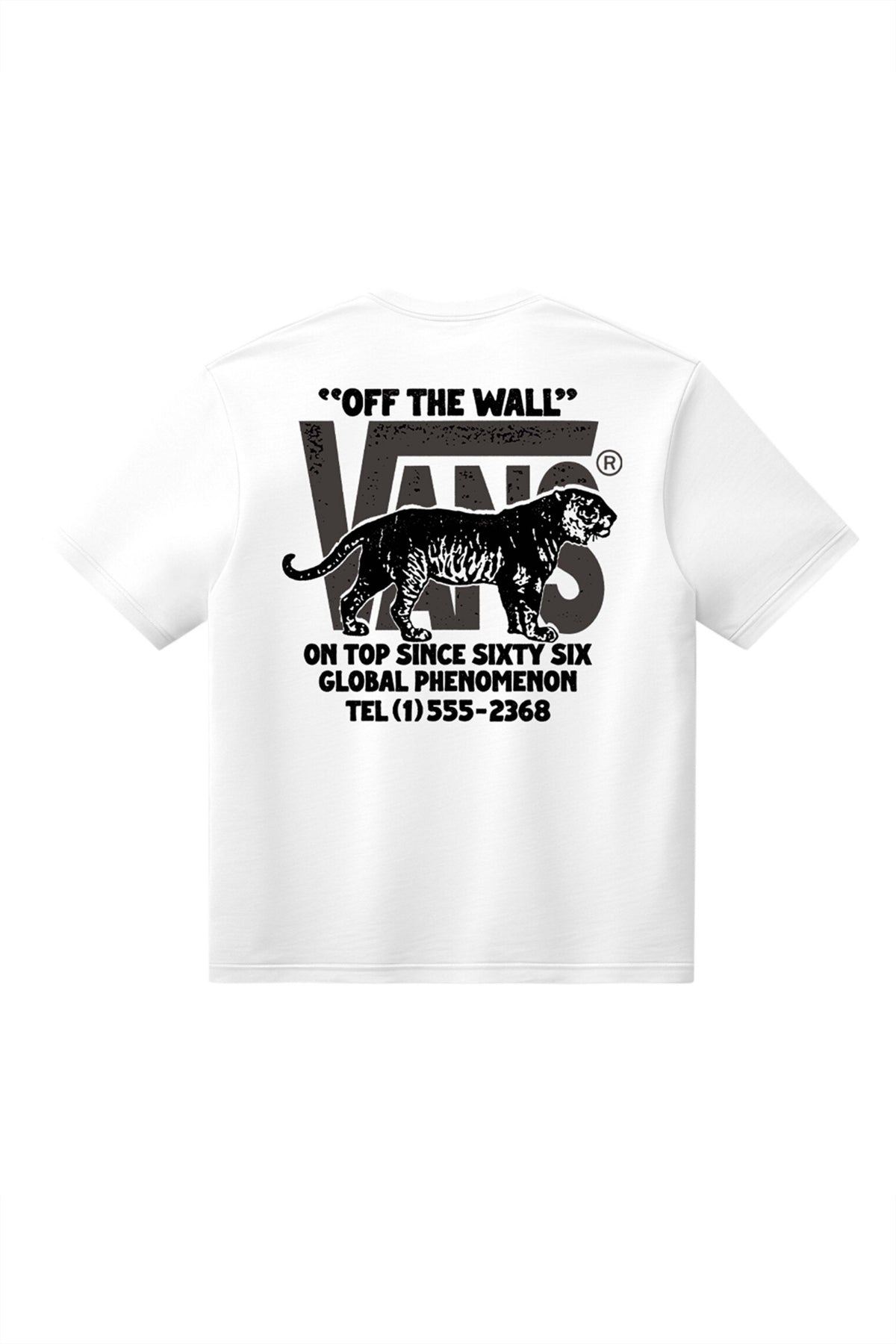 VANS CLASSIC T-SHIRT en color BLANCO (3)