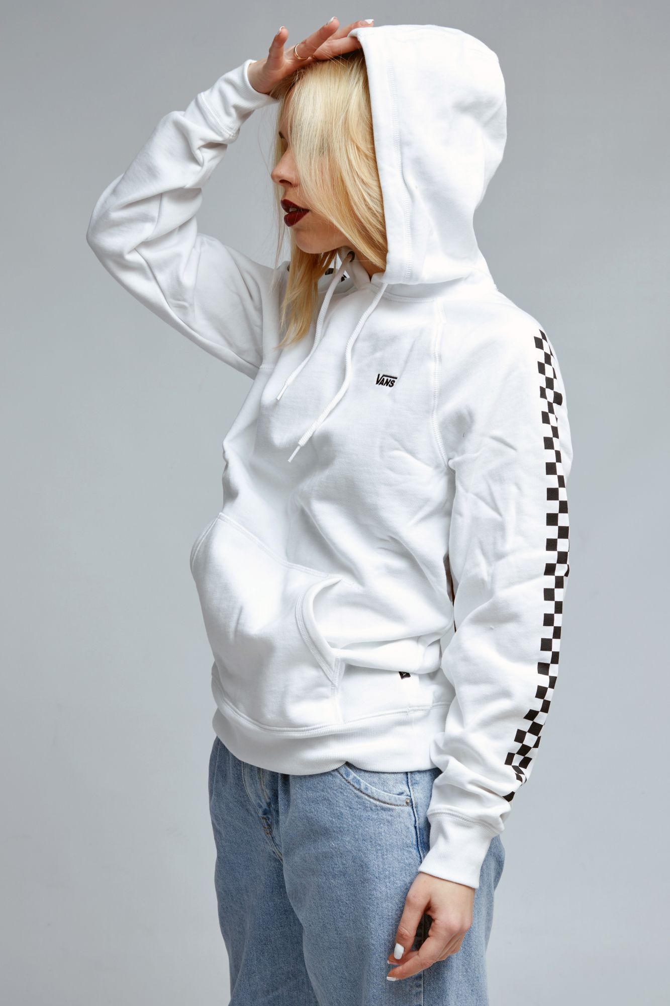 VANS VERSA HOODIE en color BLANCO (2)