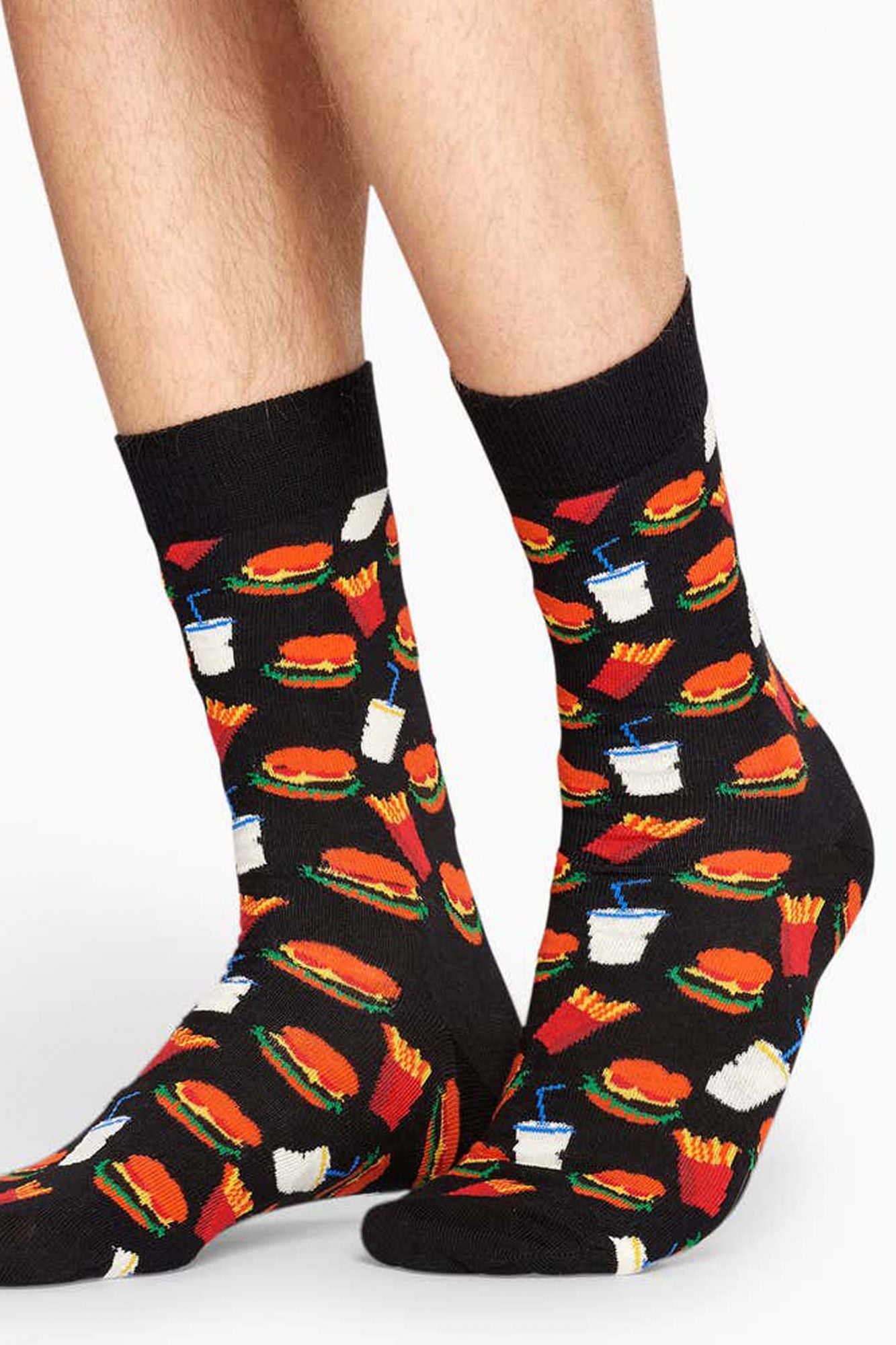 HAPPY SOCKS HAMBURGER SOCK en color AZUL (2)