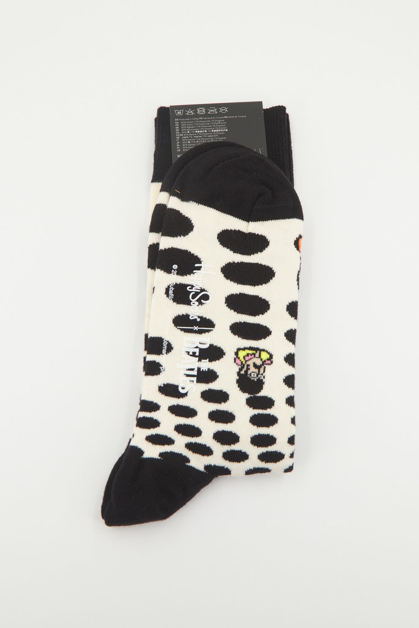 HAPPY SOCKS BEATLES en color BLANCO (2)