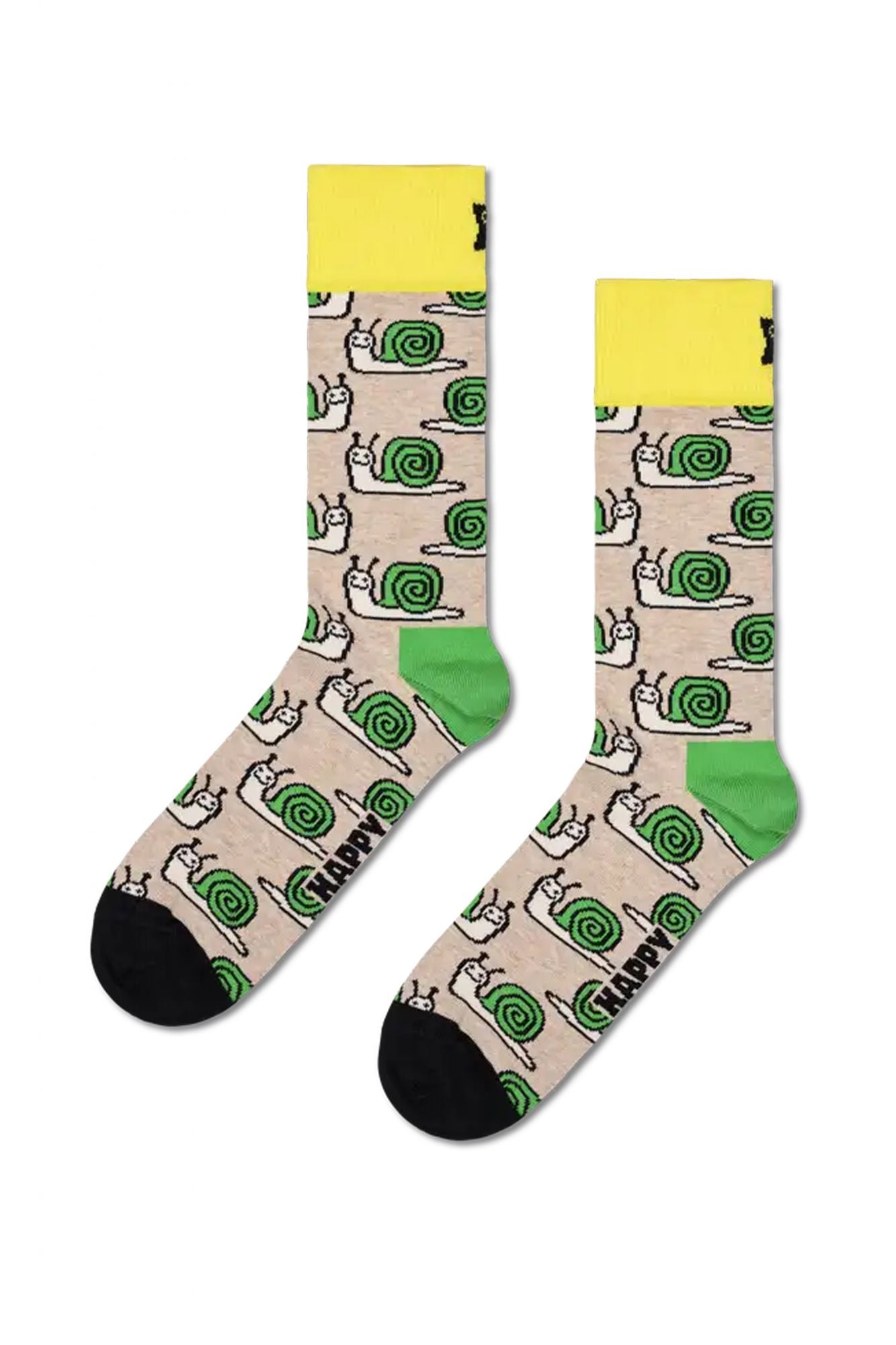 HAPPY SOCKS SNAIL SOCK en color BEIS (1)