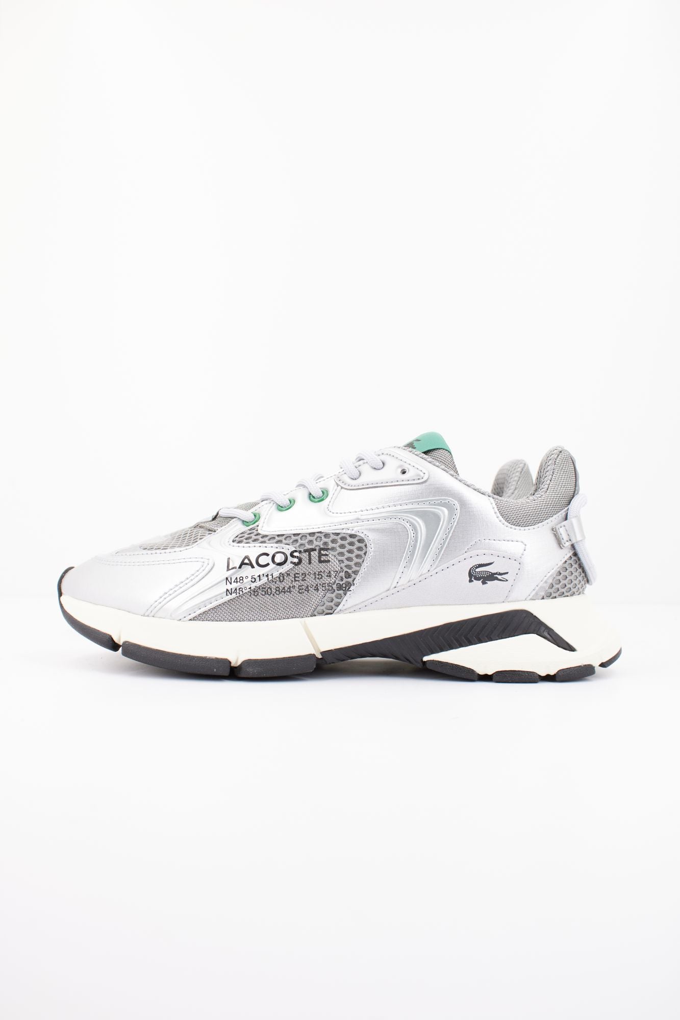 LACOSTE NEO LEATHER LOGO en color GRIS (1)
