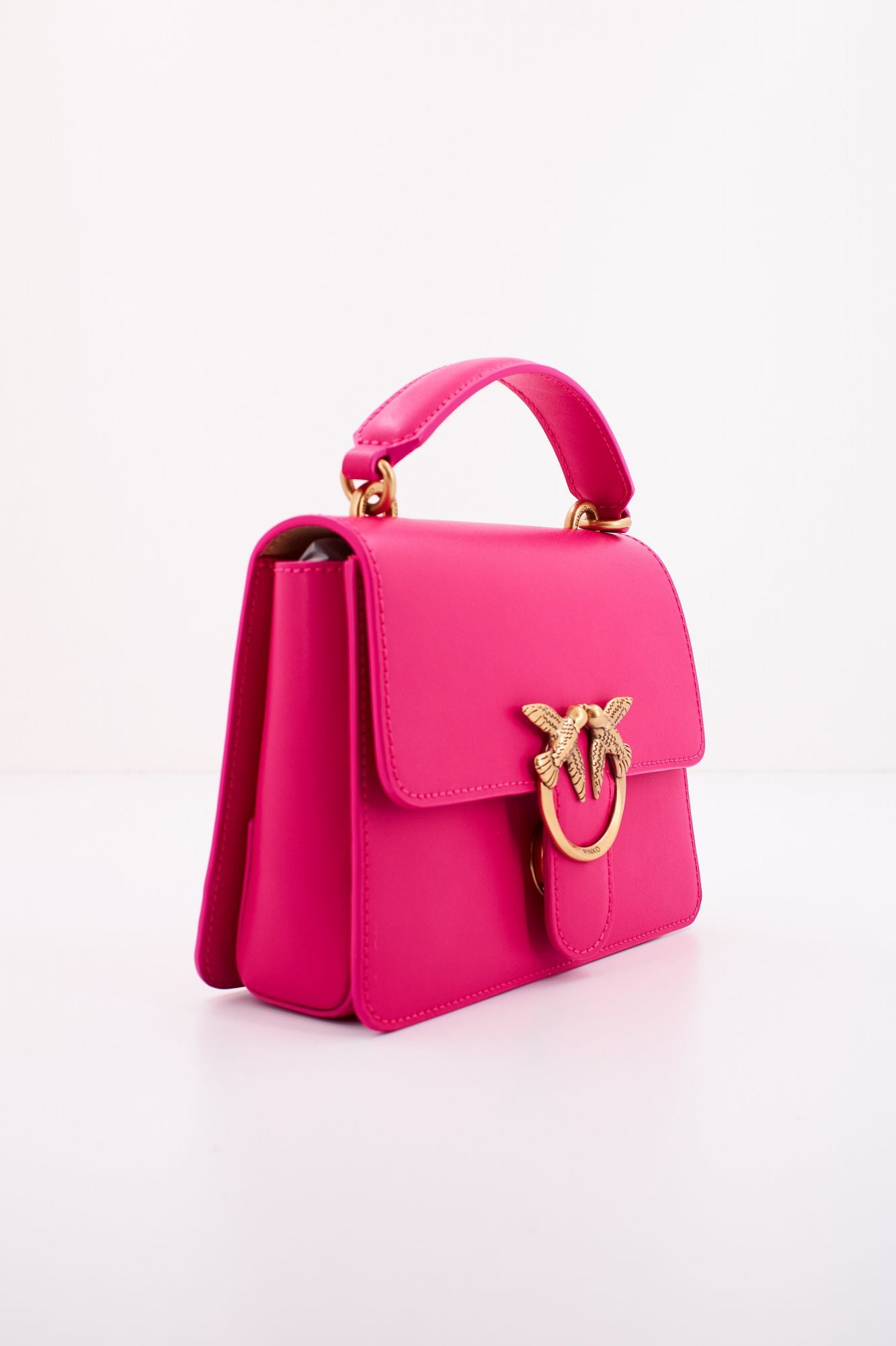 PINKO LOVE ONE TOP HANDLE MIN en color ROSA (2)