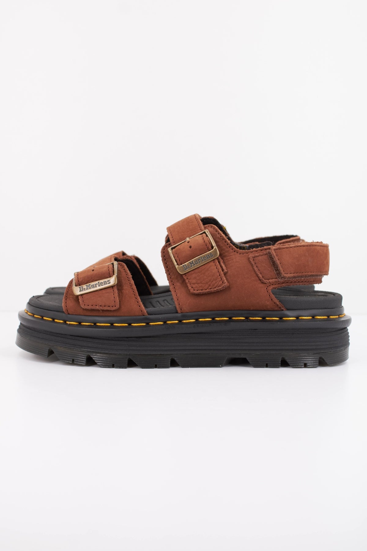 DR. MARTENS ZEBZAG SANDAL en color MARRON (1)