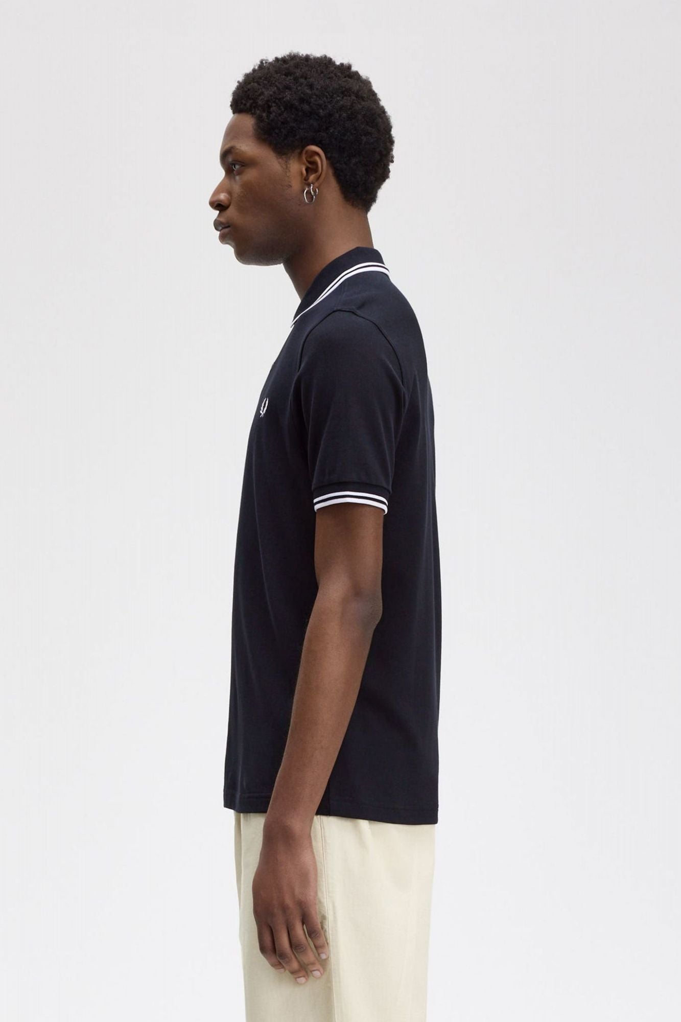 FRED PERRY TWIN TIPPED FRED PERRY SHIR en color AZUL (3)