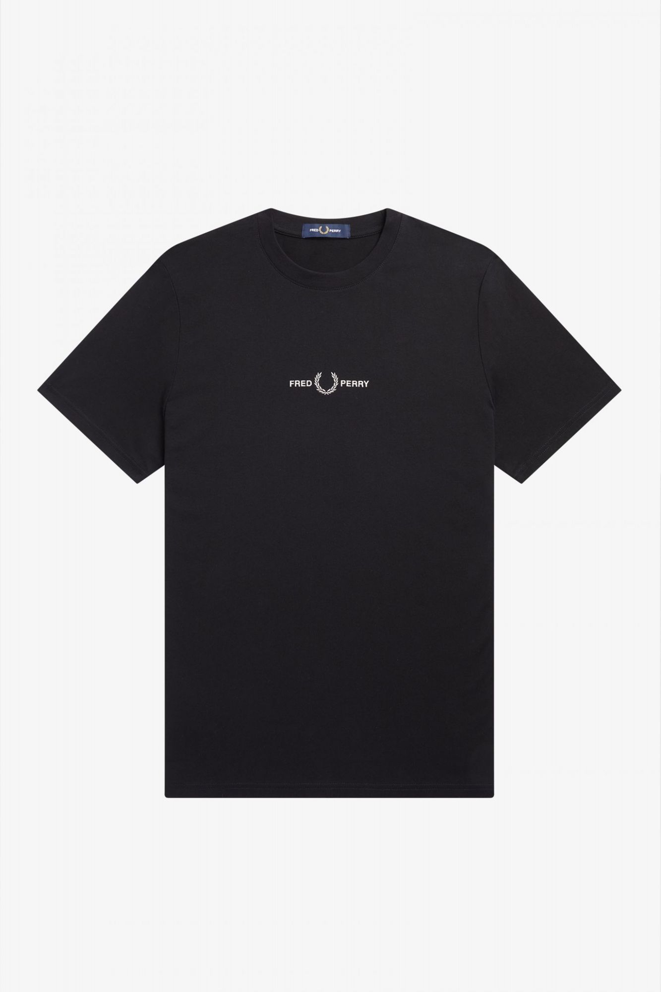FRED PERRY EMBROIDERED T-SHIRT en color NEGRO (2)