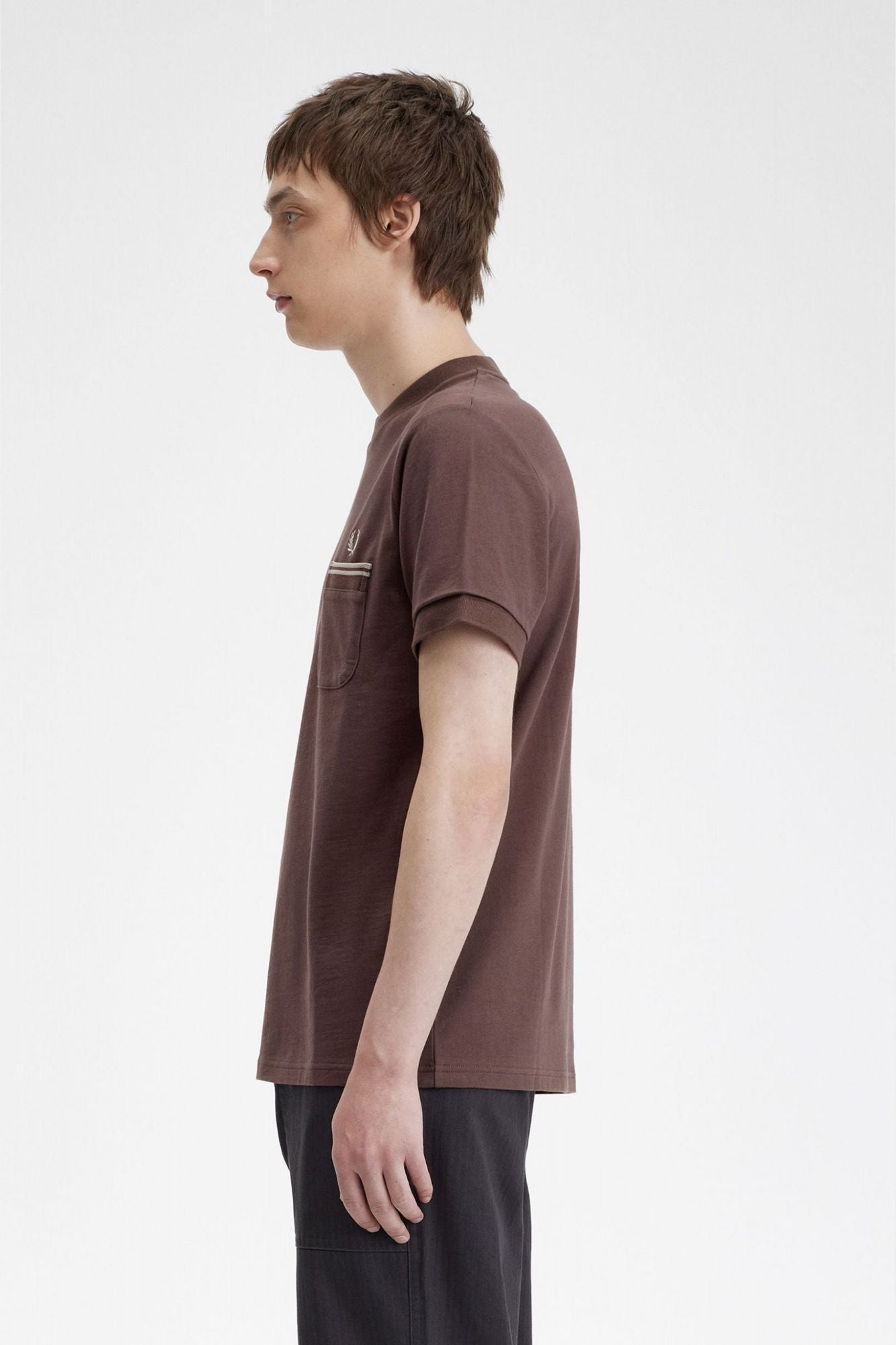 FRED PERRY M4650FP  en color BURDEOS (3)