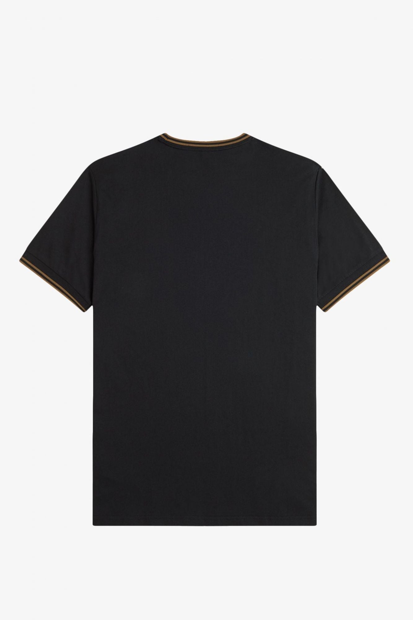 FRED PERRY  TWIN TIPPED T-SHIRT en color NEGRO (3)