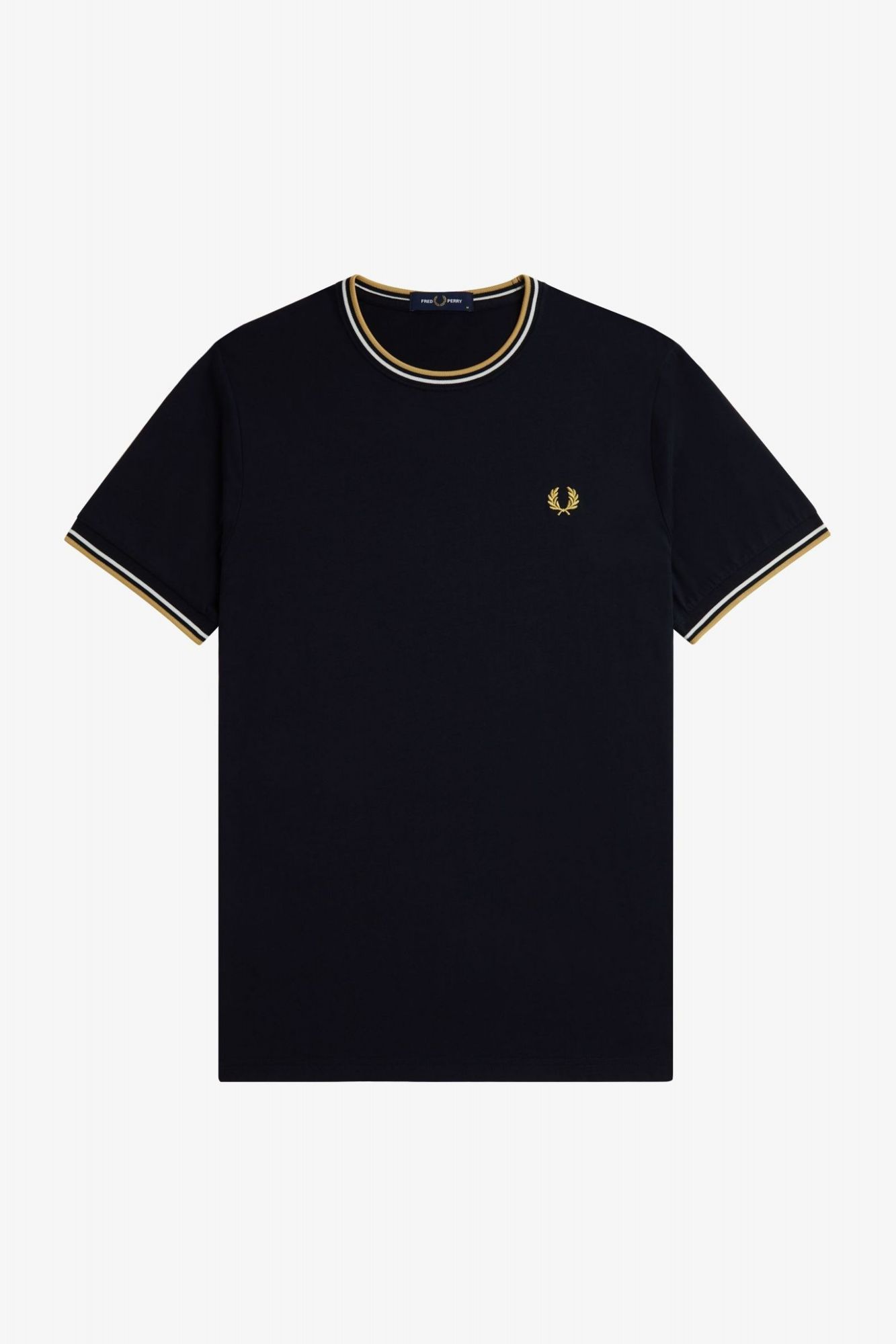 FRED PERRY  TWIN TIPPED T-SHIRT en color AZUL (2)