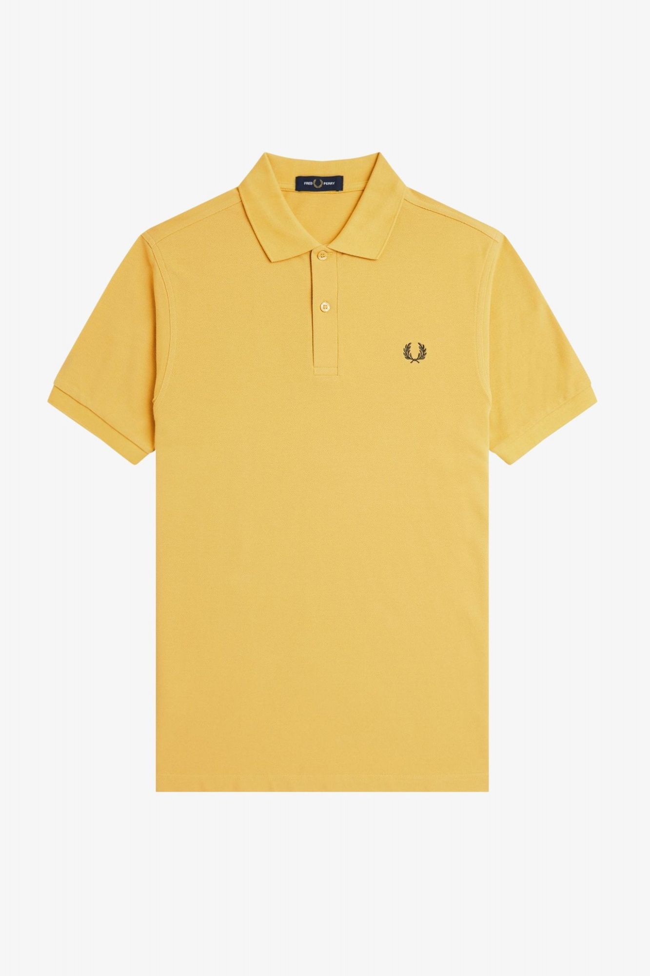 FRED PERRY  PLAIN FRED PERRY SHIRT en color AMARILLO (2)