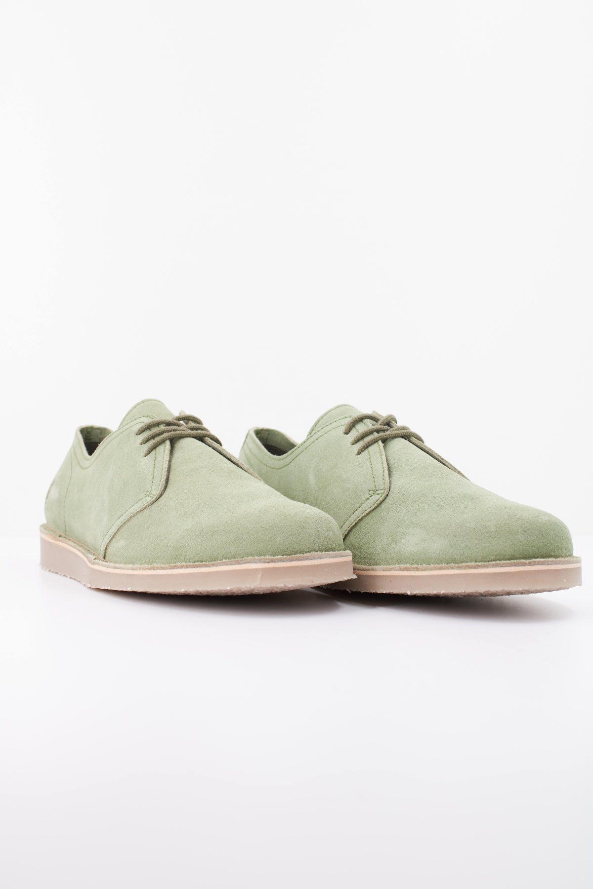 FRED PERRY  ZAPATO LINDEN SUEDE  en color VERDE (2)