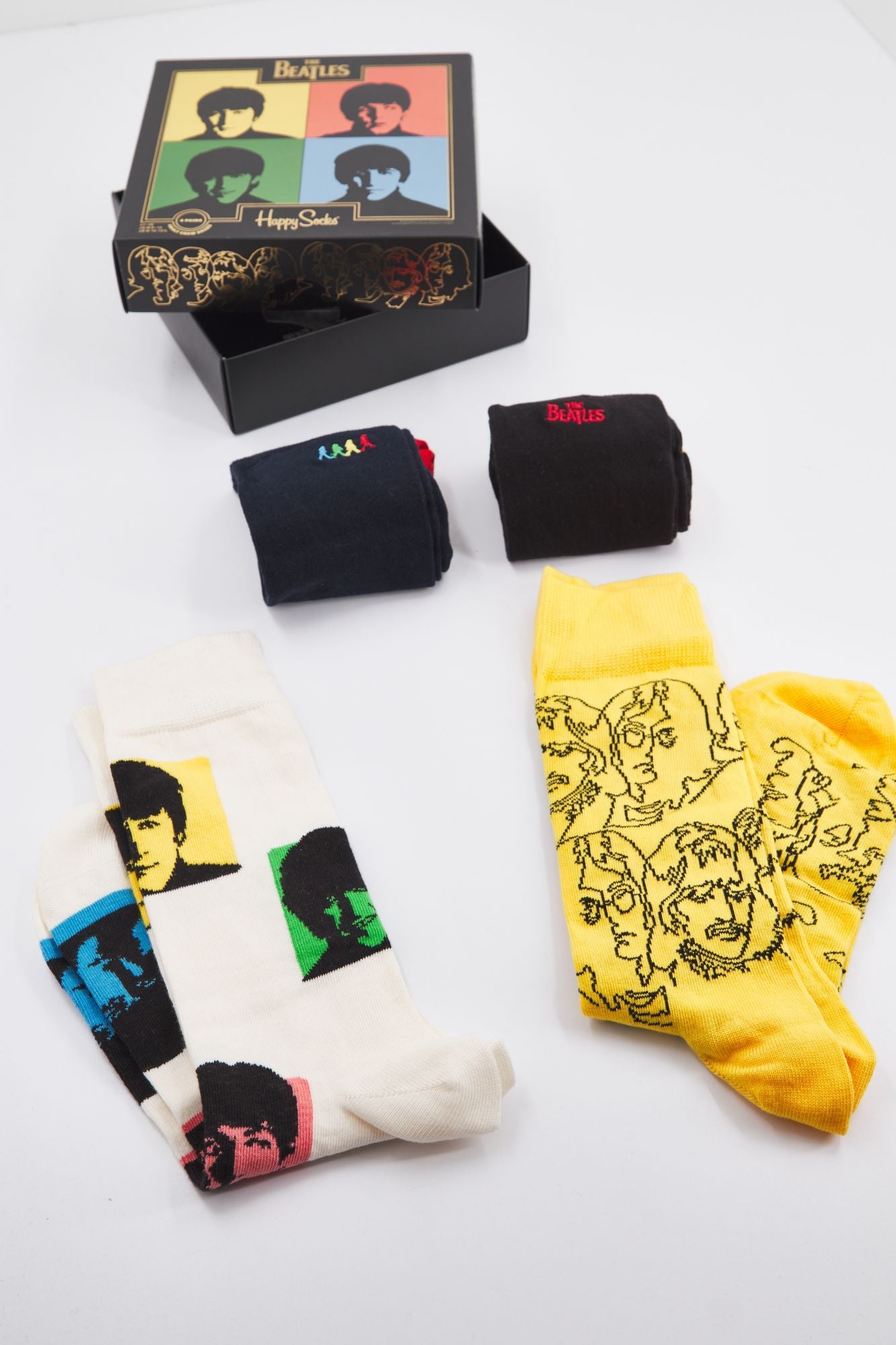 HAPPY SOCKS THE BEATLELS 4 PACK GIFT en color MULTICOLOR (4)