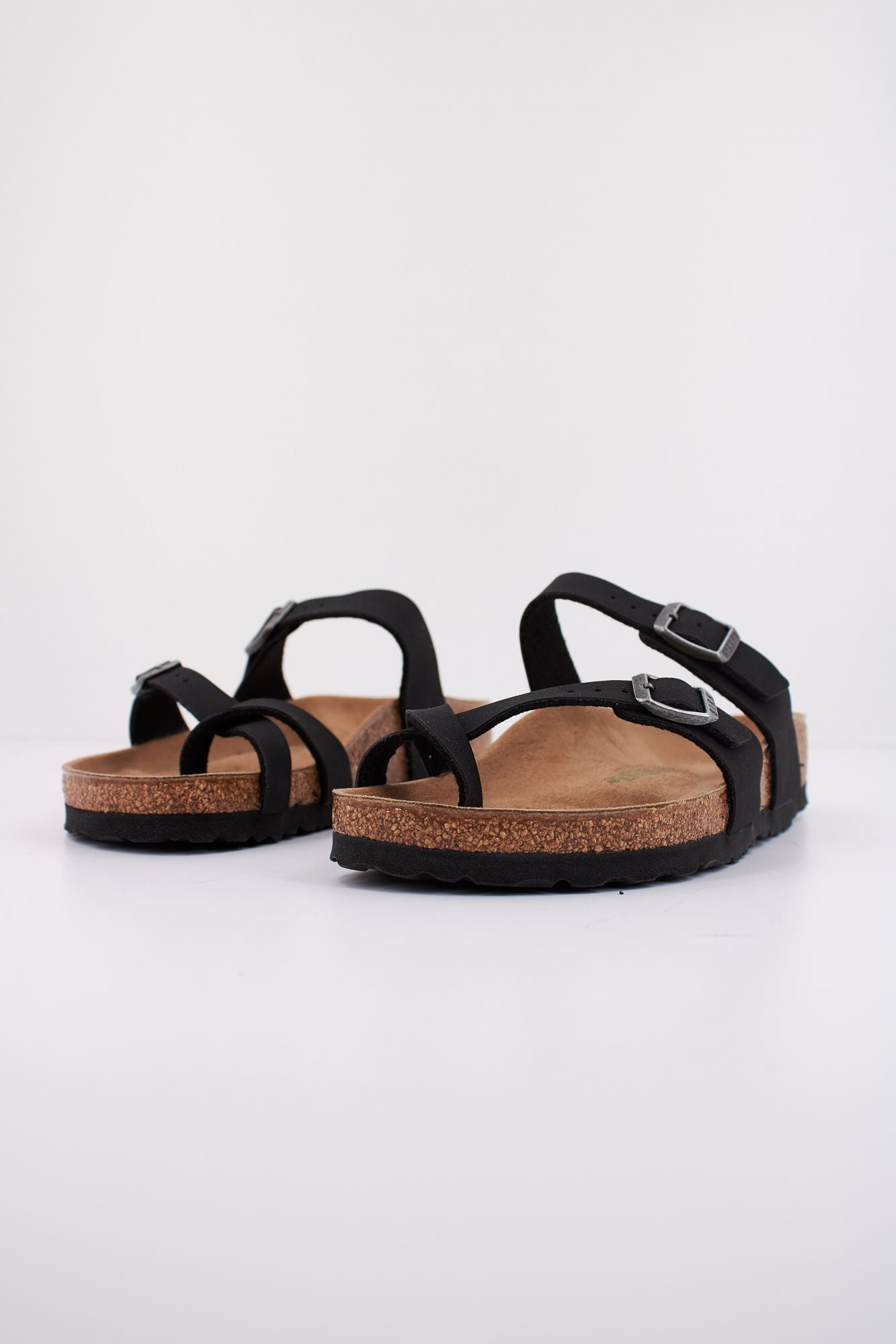 BIRKENSTOCK  MAYARI BIRKO-FLOR NUBUCK en color NEGRO (2)