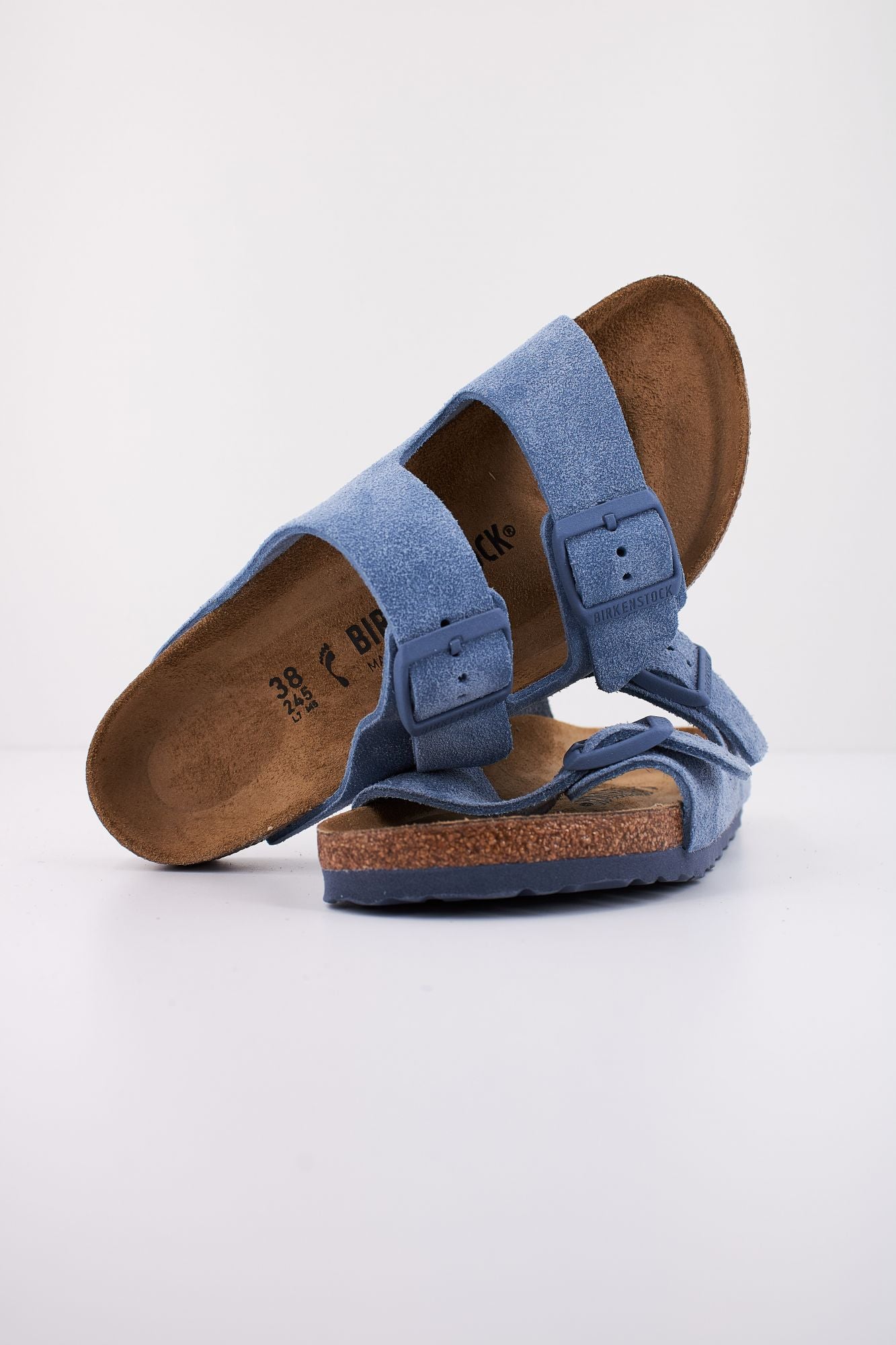 BIRKENSTOCK ARIZONA SUEDE LEATHER en color AZUL (4)