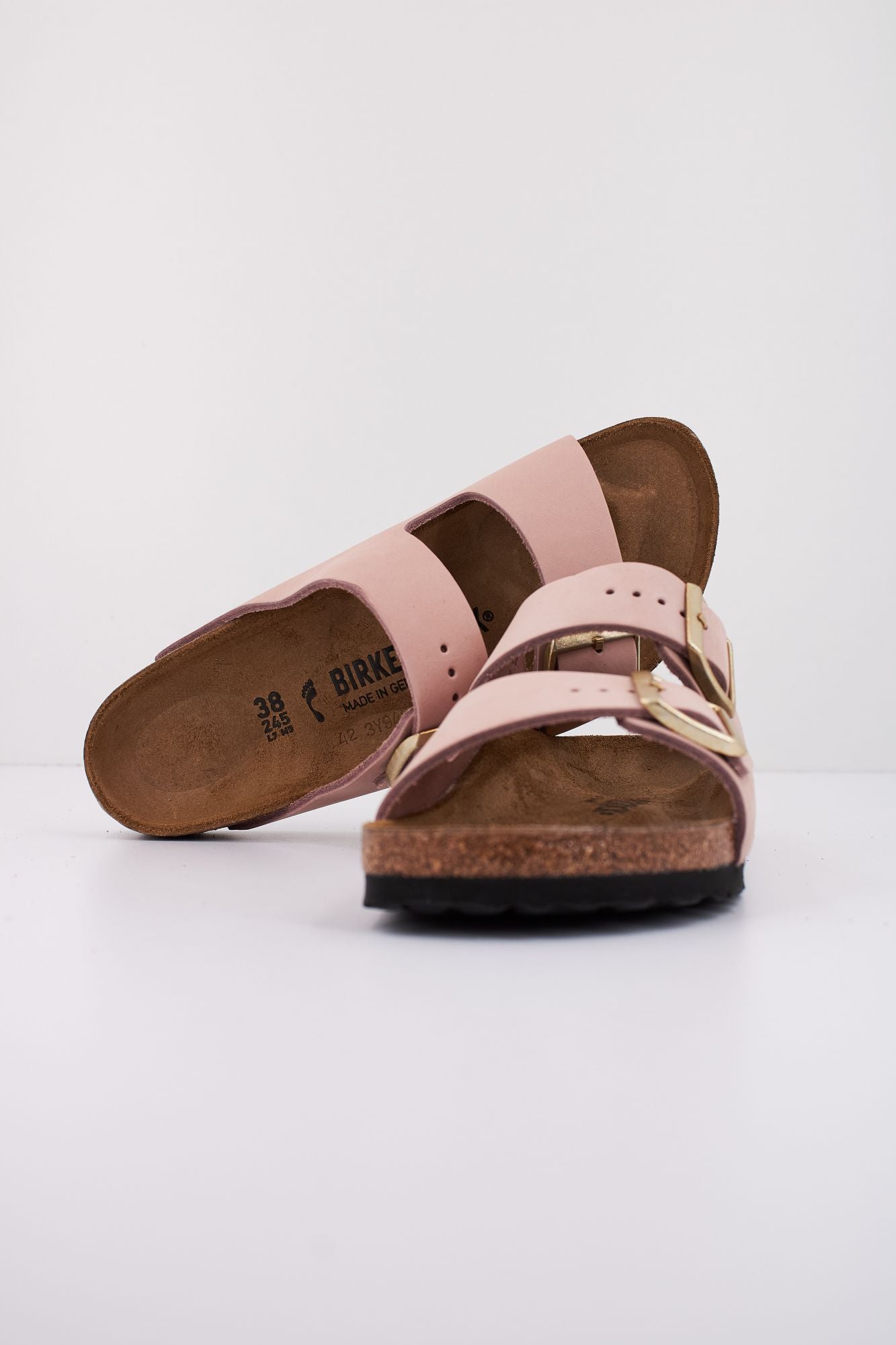BIRKENSTOCK ARIZONA NUBUCK LEATHER en color NUDE (4)