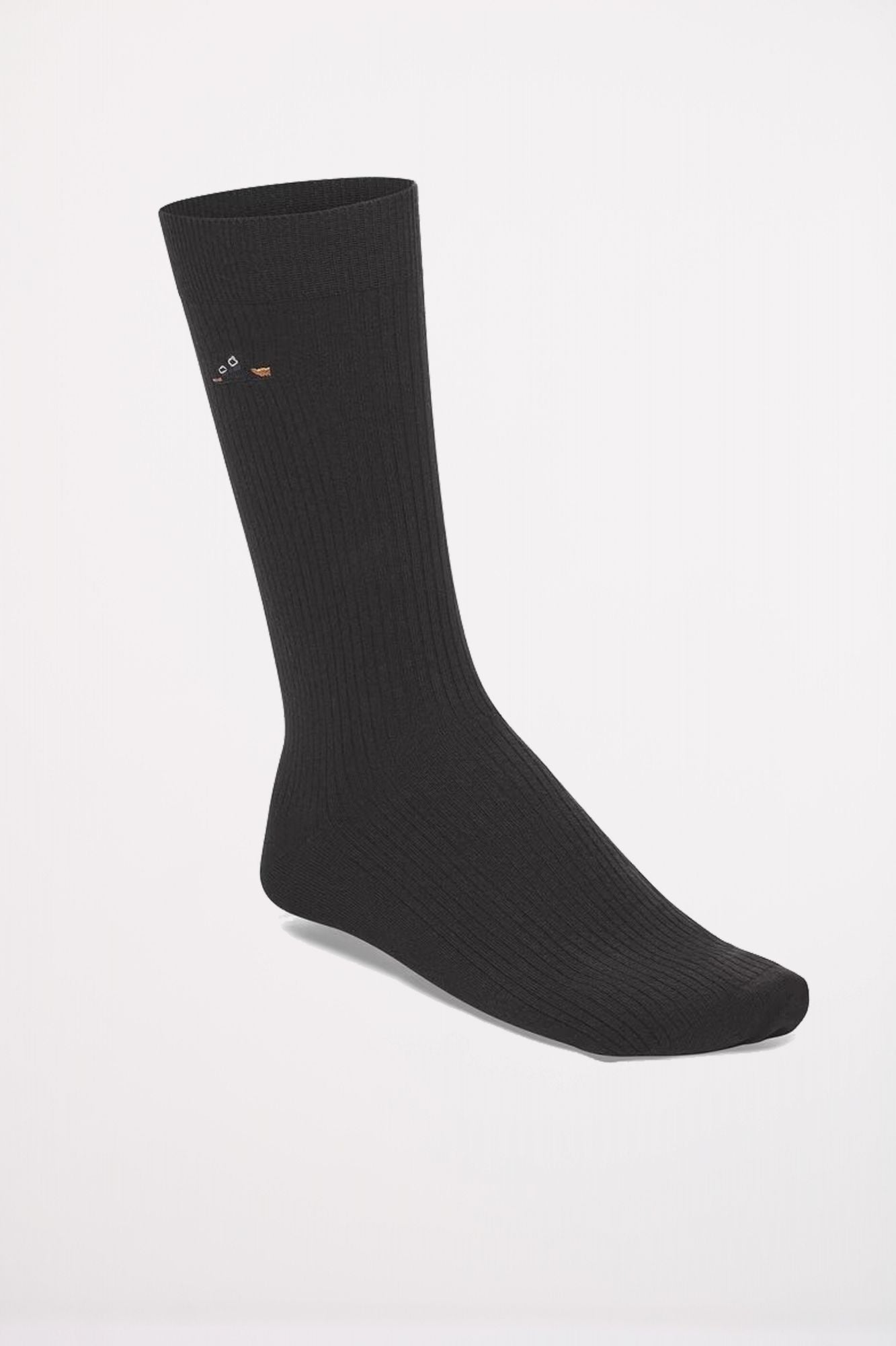 BIRKENSTOCK COTTON RIBBED SOCKS en color NEGRO (1)