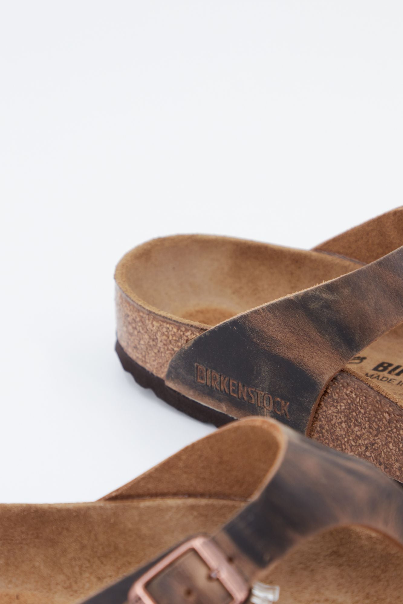 BIRKENSTOCK Gizeh NU Oiled  en color MARRON (4)