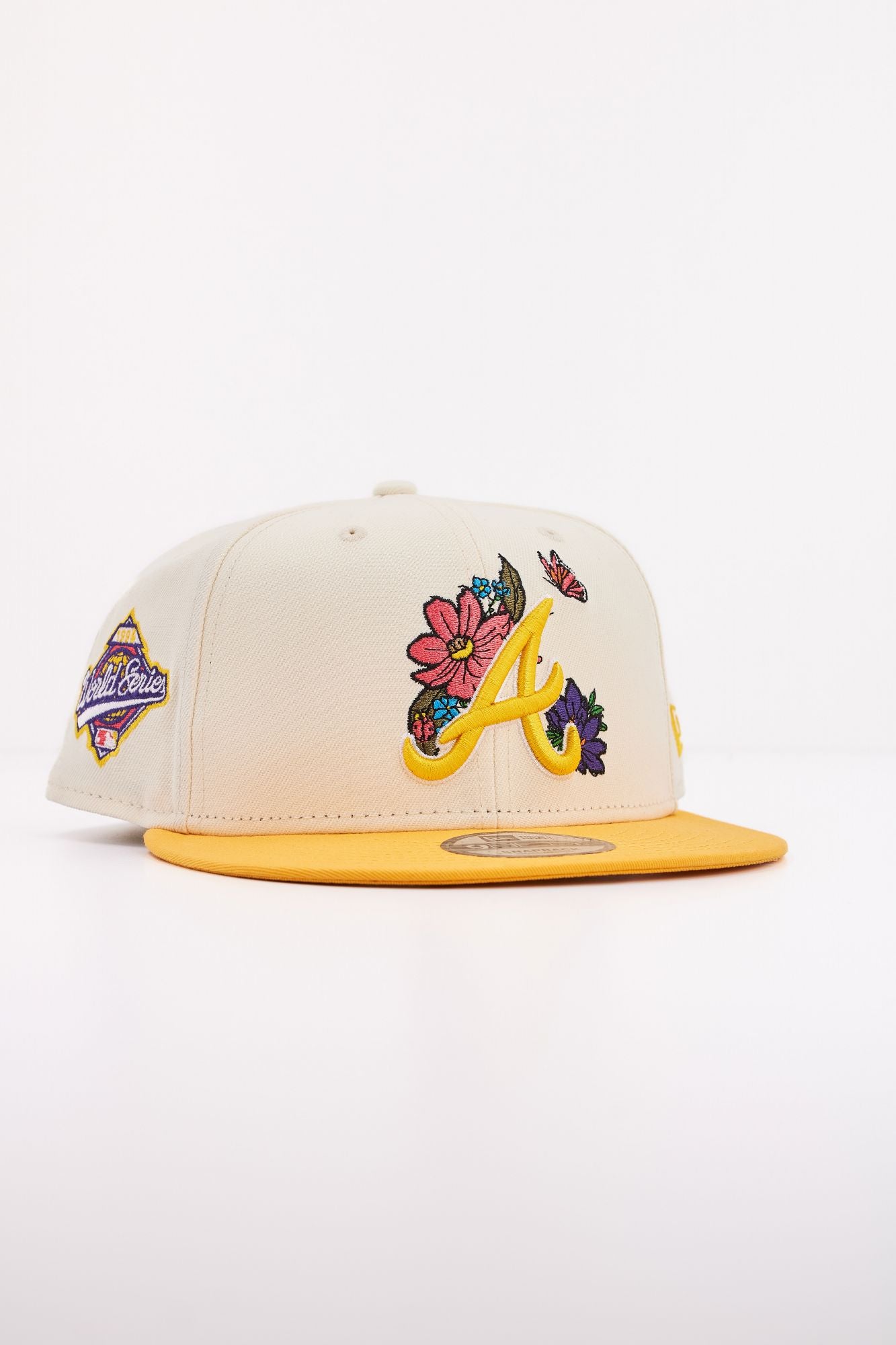 NEW ERA MLB FLORAL 9FIFTY ATLBRA en color BEIS (2)