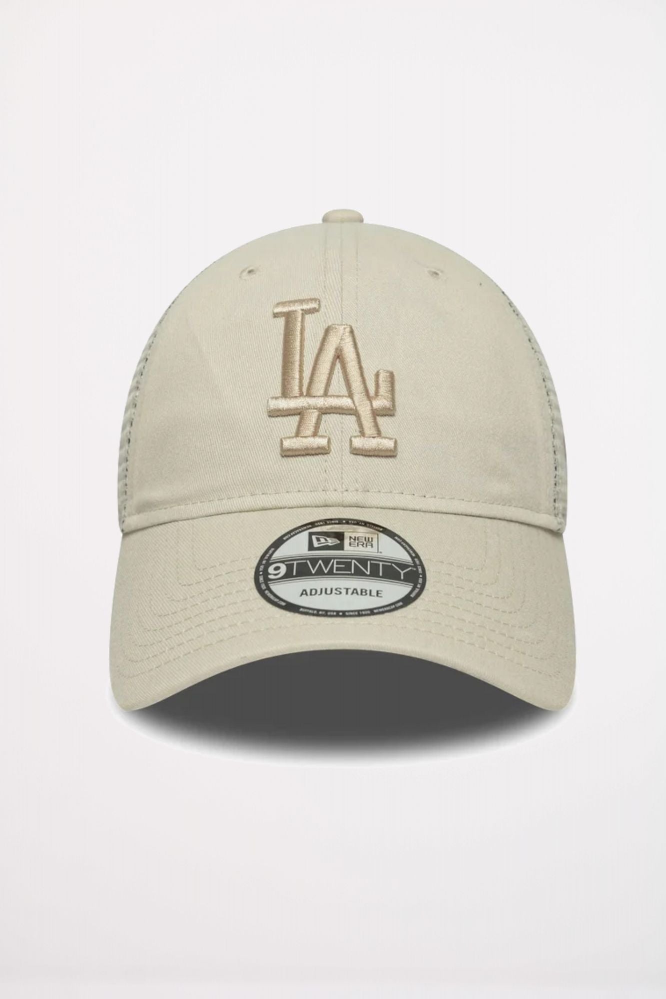 NEW ERA  LA DODGERS MLB WASHED 9TWENTY TRUCKER en color BEIS (2)