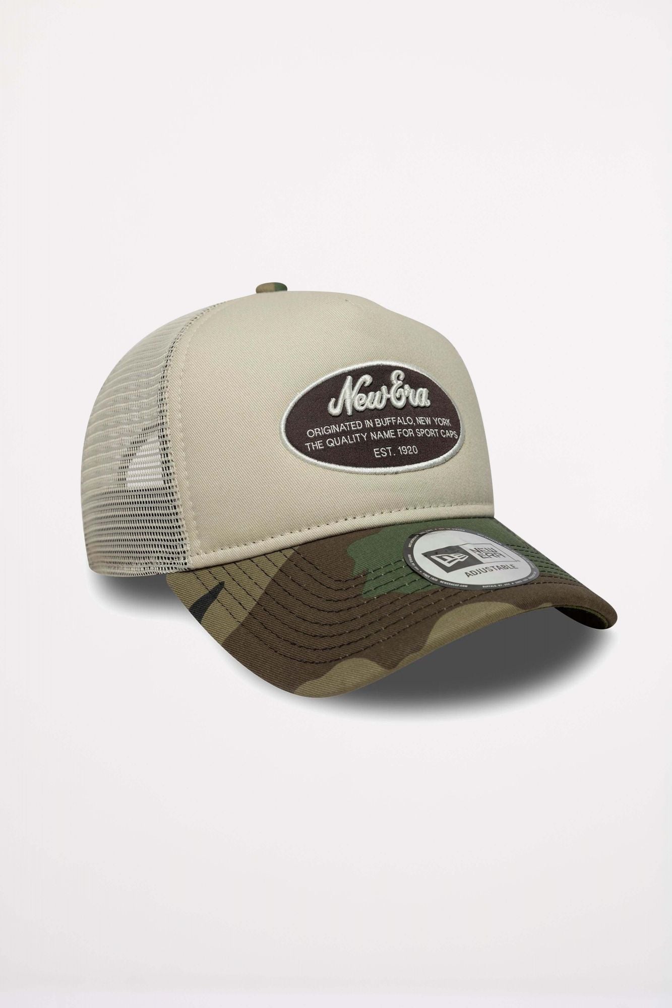NEW ERA NEW ERA OVAL PATCH CREAM 9FORTY E-FRAME TRUCKER  en color BEIS (3)