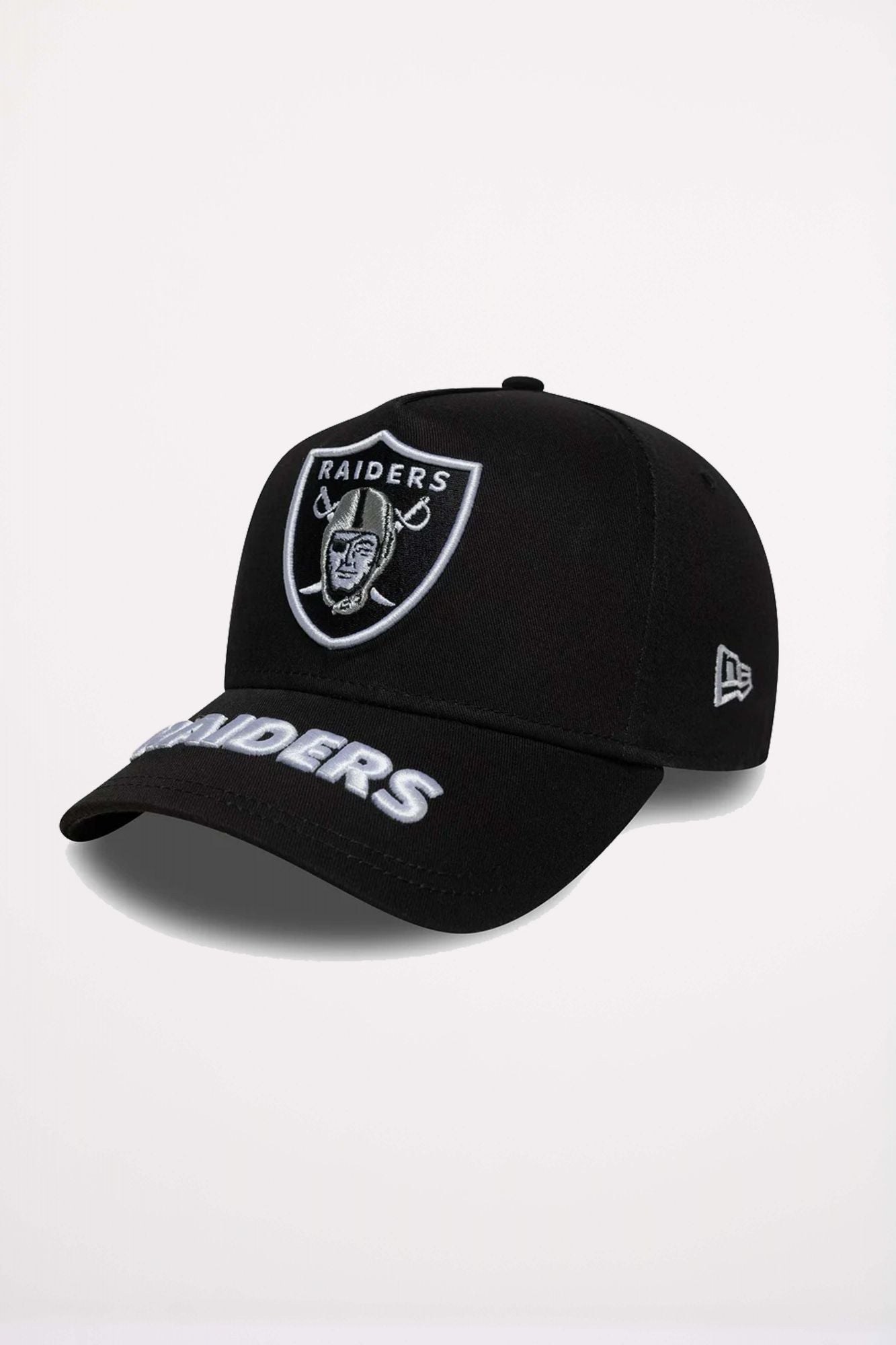 NEW ERA LAS VEGAS RAIDERS MLB VISOR HIT BLACK 9FORTY E-FRAME en color NEGRO (1)