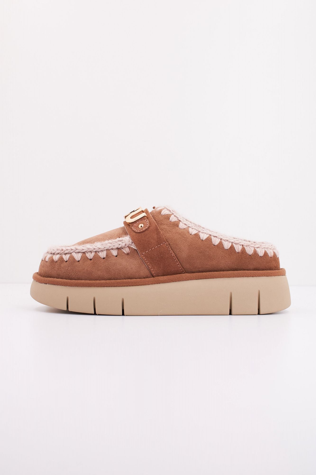 MOU BOUNCE CLOG METAL LOGO en color MARRON (1)