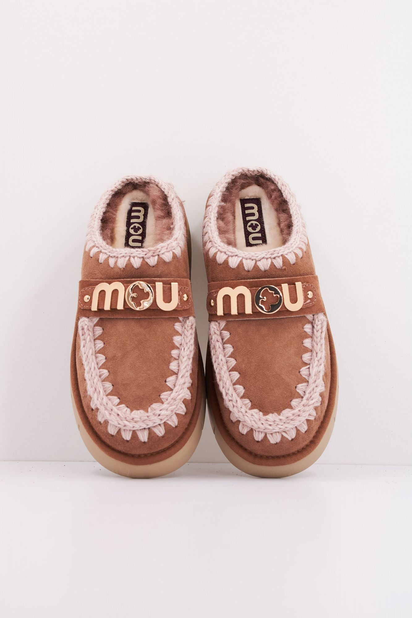 MOU BOUNCE CLOG METAL LOGO en color MARRON (3)