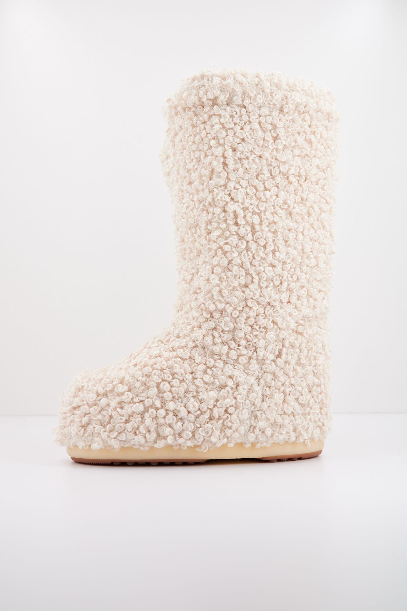 MOON BOOT MB ICON FAUX CURLY en color BLANCO (1)