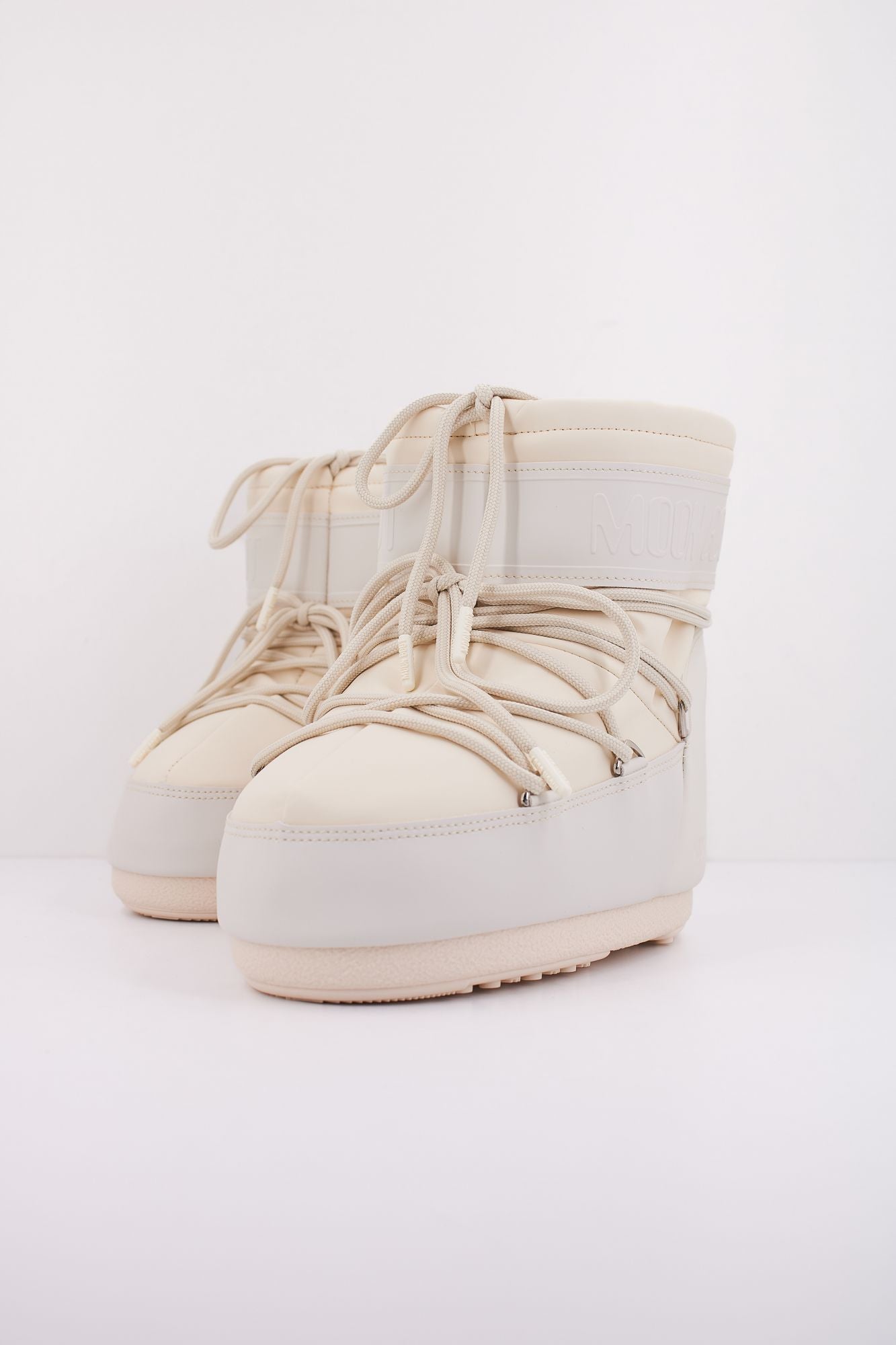 MOON BOOT  MB ICON LOW RUBBE en color BLANCO (2)