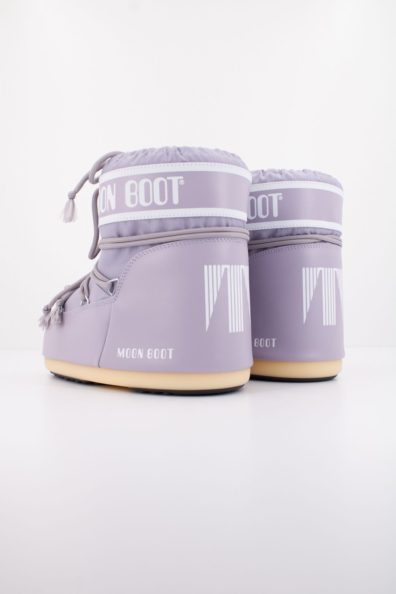 MOON BOOT MB ICON LOW NYLON en color VIOLETA (4)