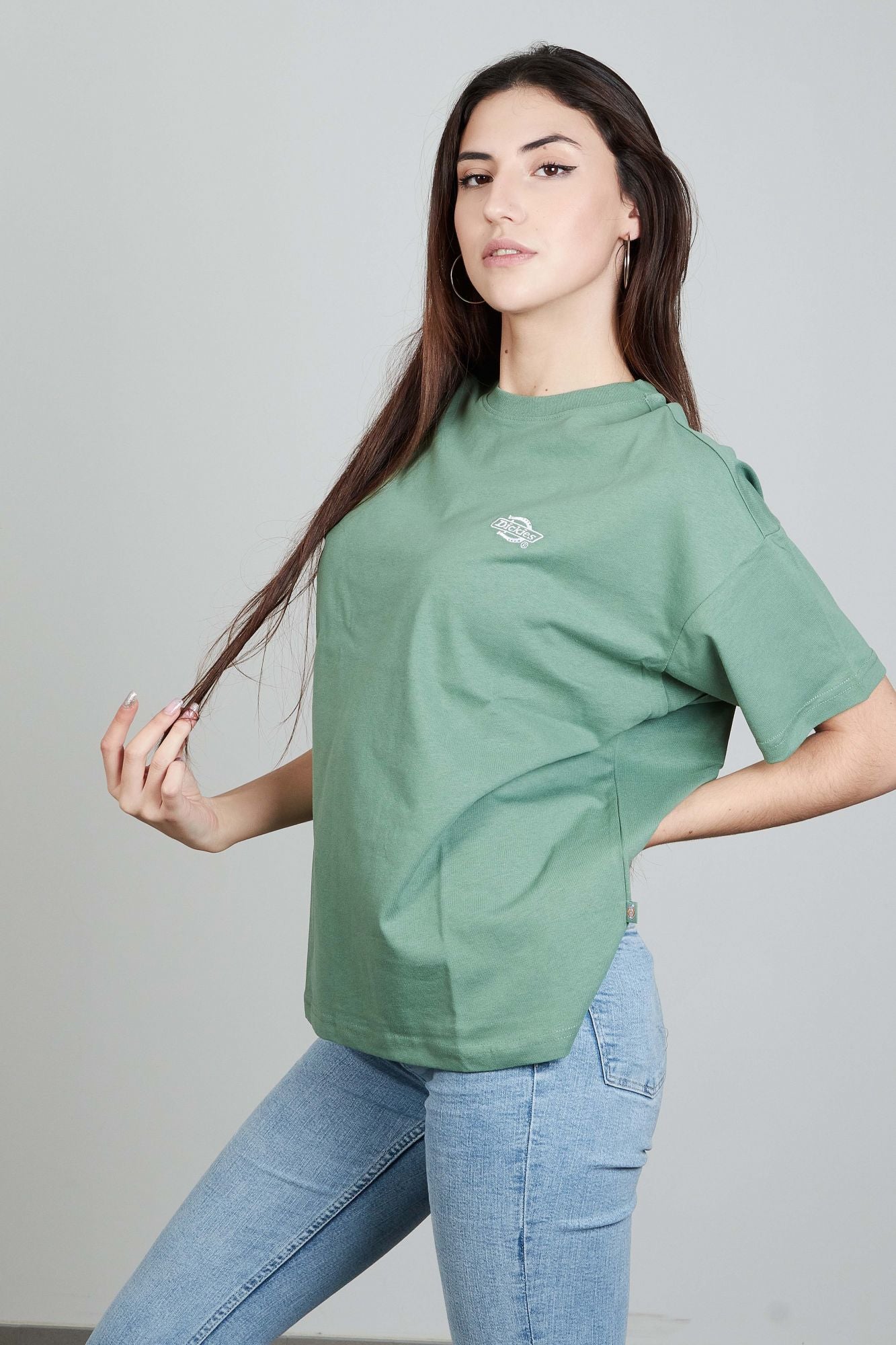 DICKIES  SUMMERDALE TEE SS W en color VERDE (3)