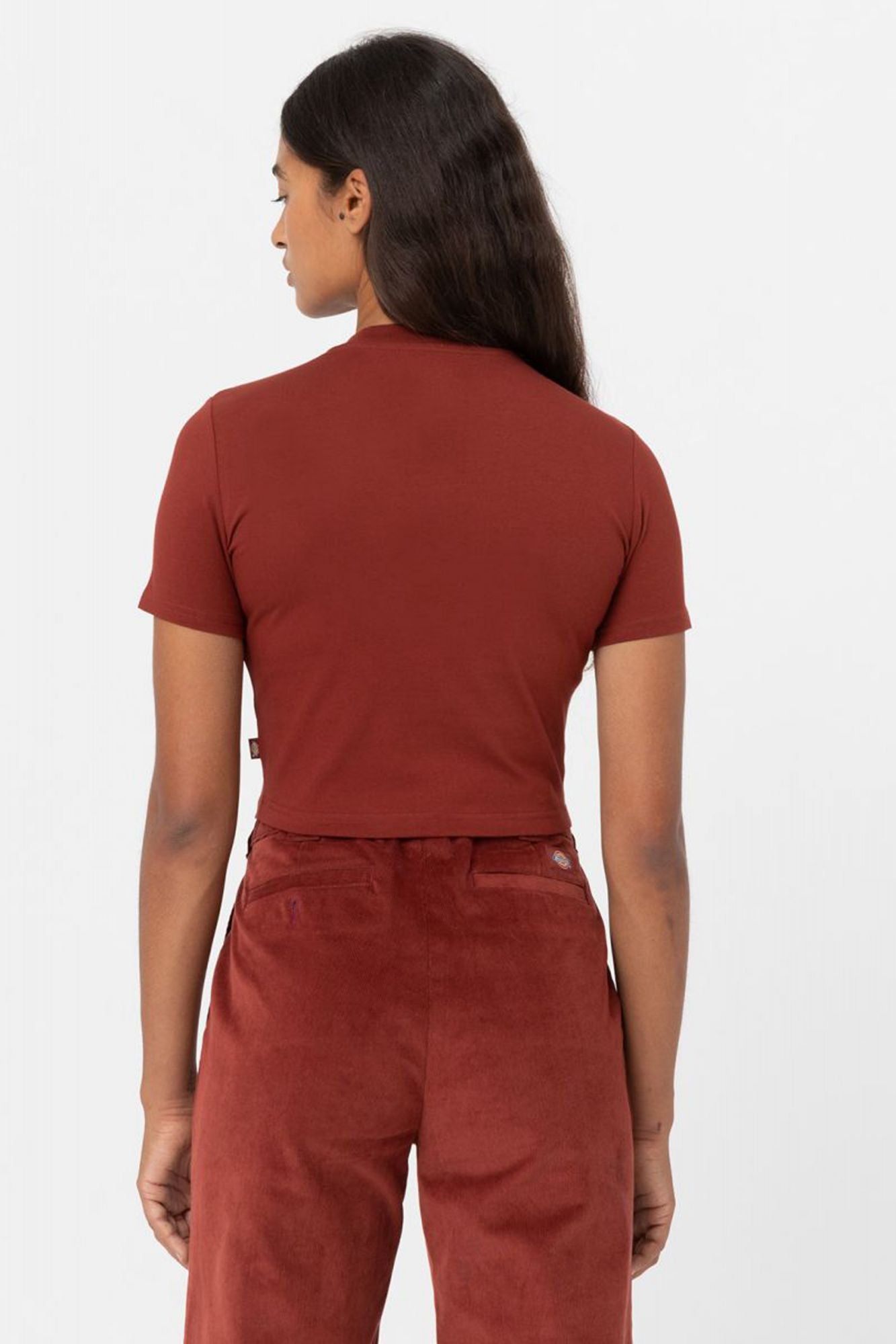 DICKIES  MAPLE VALLEY TEE en color BURDEOS (3)