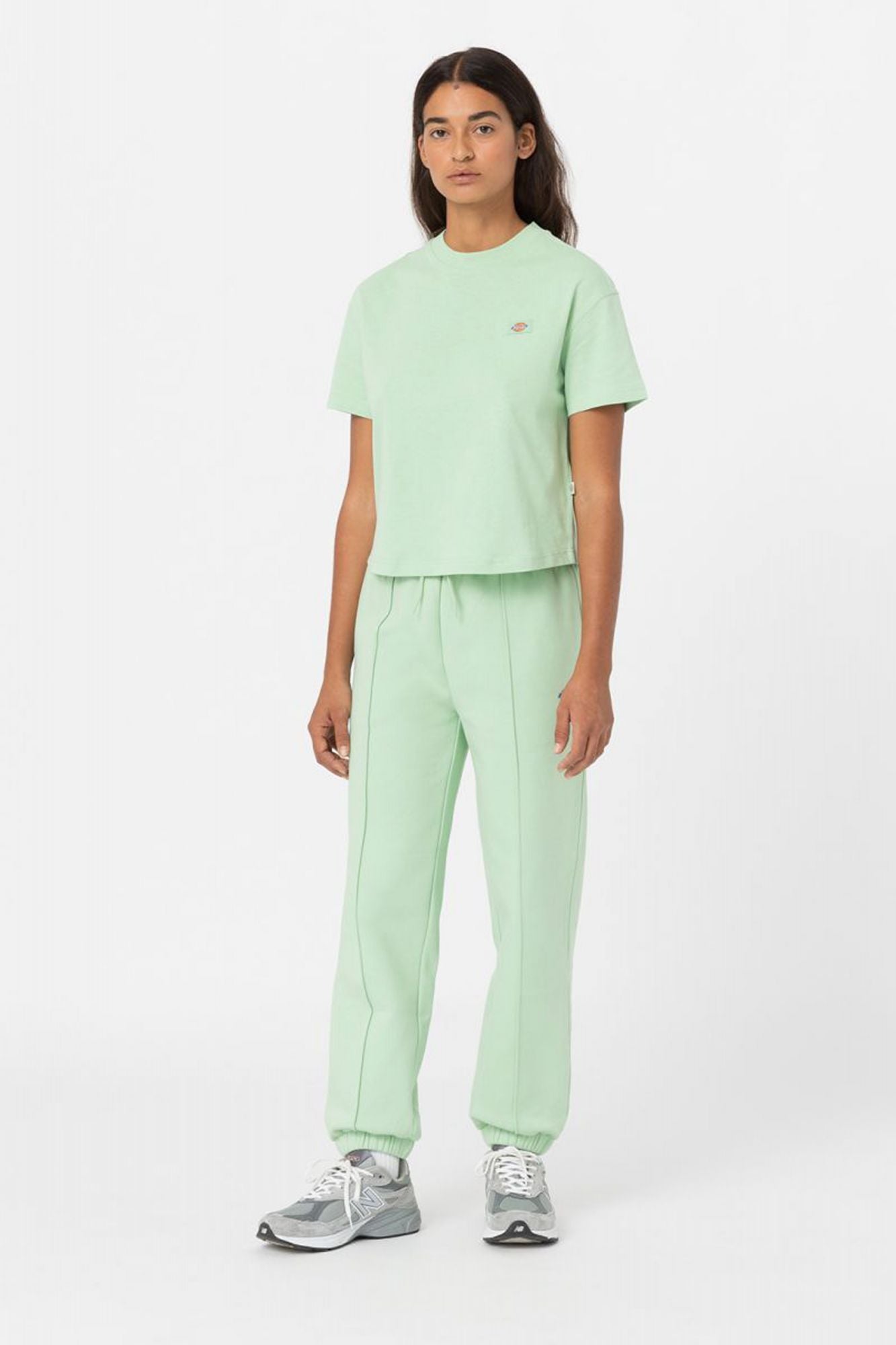 DICKIES  OAKPORT BOXY TEE SS W en color VERDE (4)
