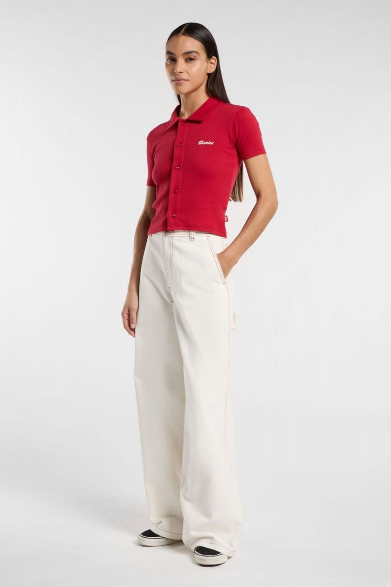 DICKIES DENIM CARPENTER PANT en color BLANCO (3)