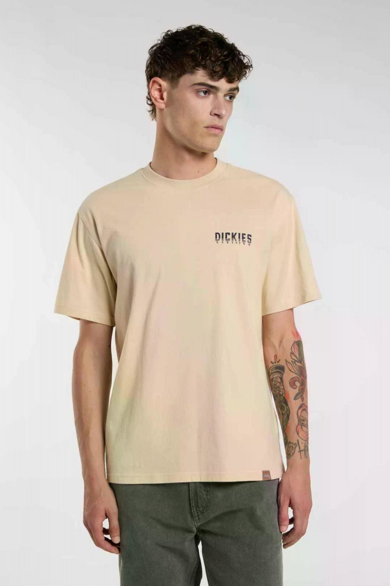 DICKIES PELHAM TEE en color BEIS (1)